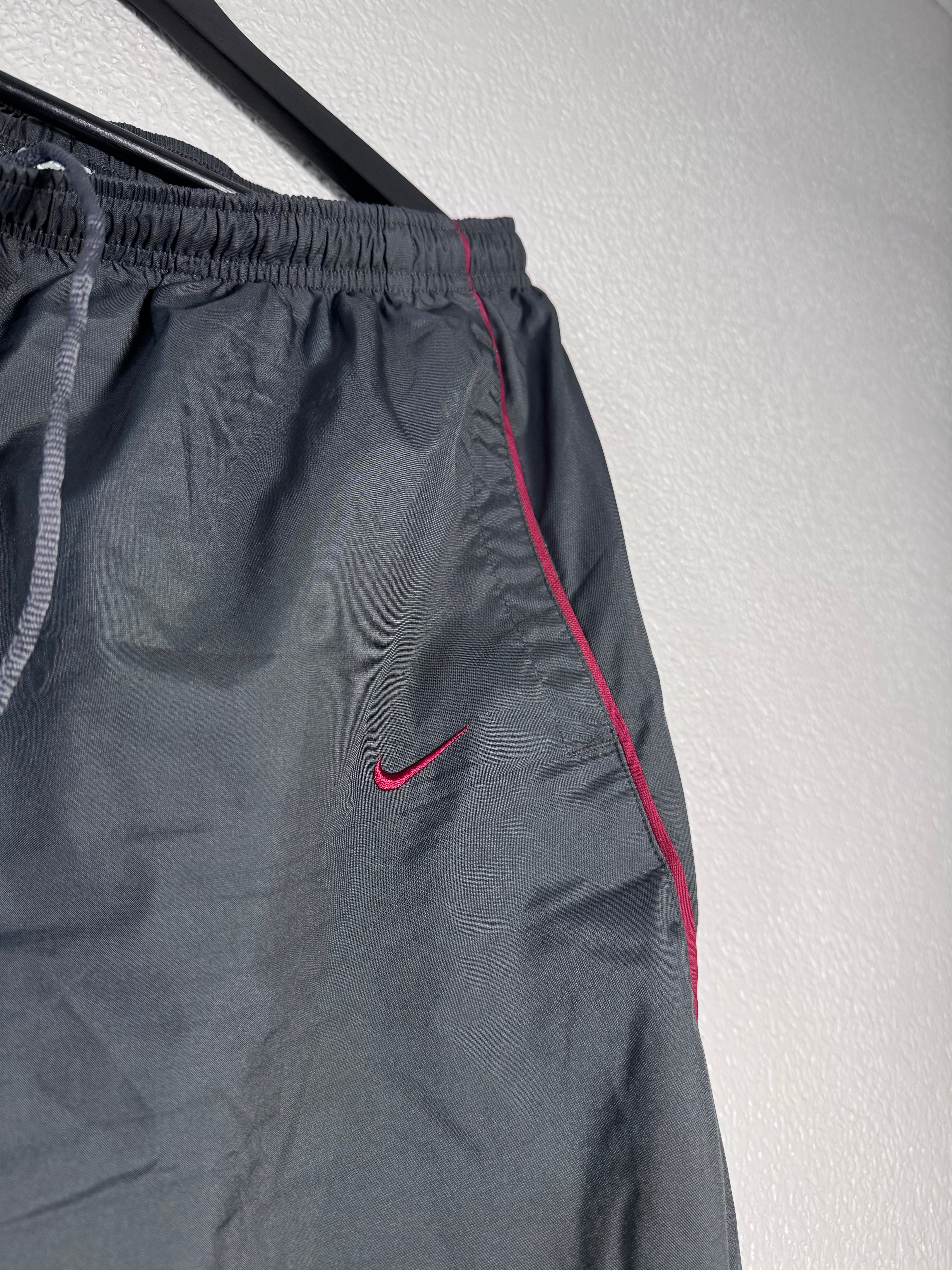 Nike Dark Grey/Burgundy Track Pants