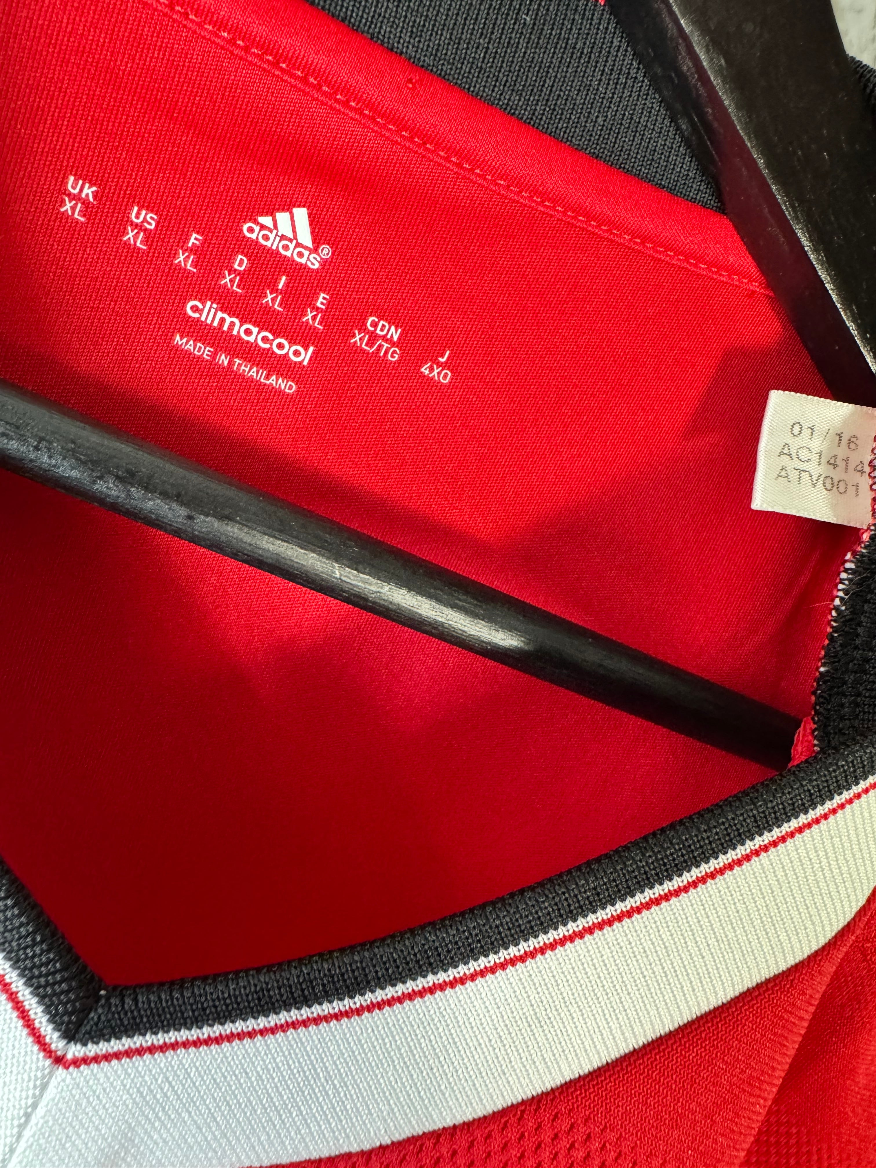 Adidas Manchester United 2015/16 Home Kit Jersey XL