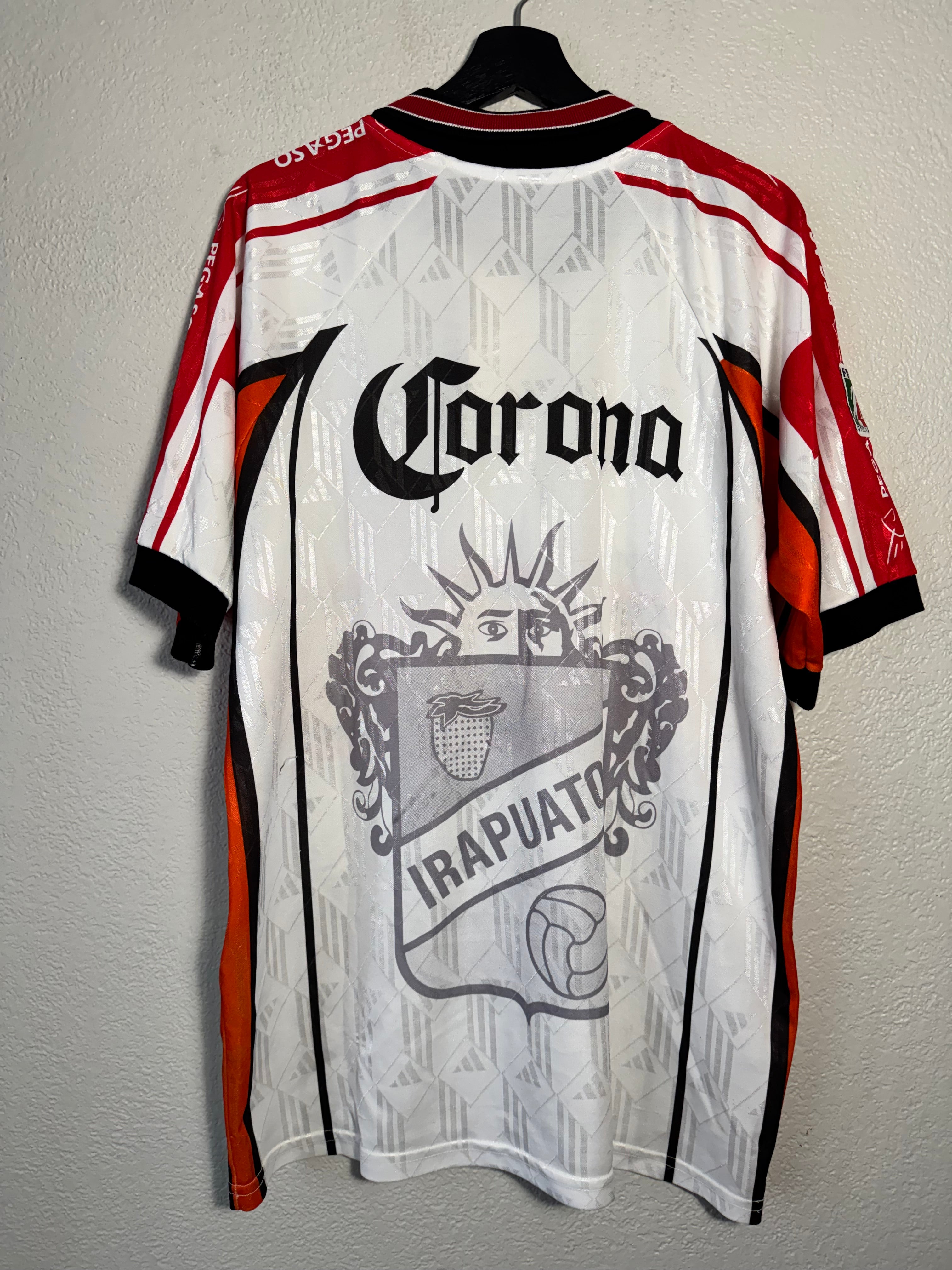 Vintage Club Irapuato Soccer Pegaso Corona Jersey Size XL