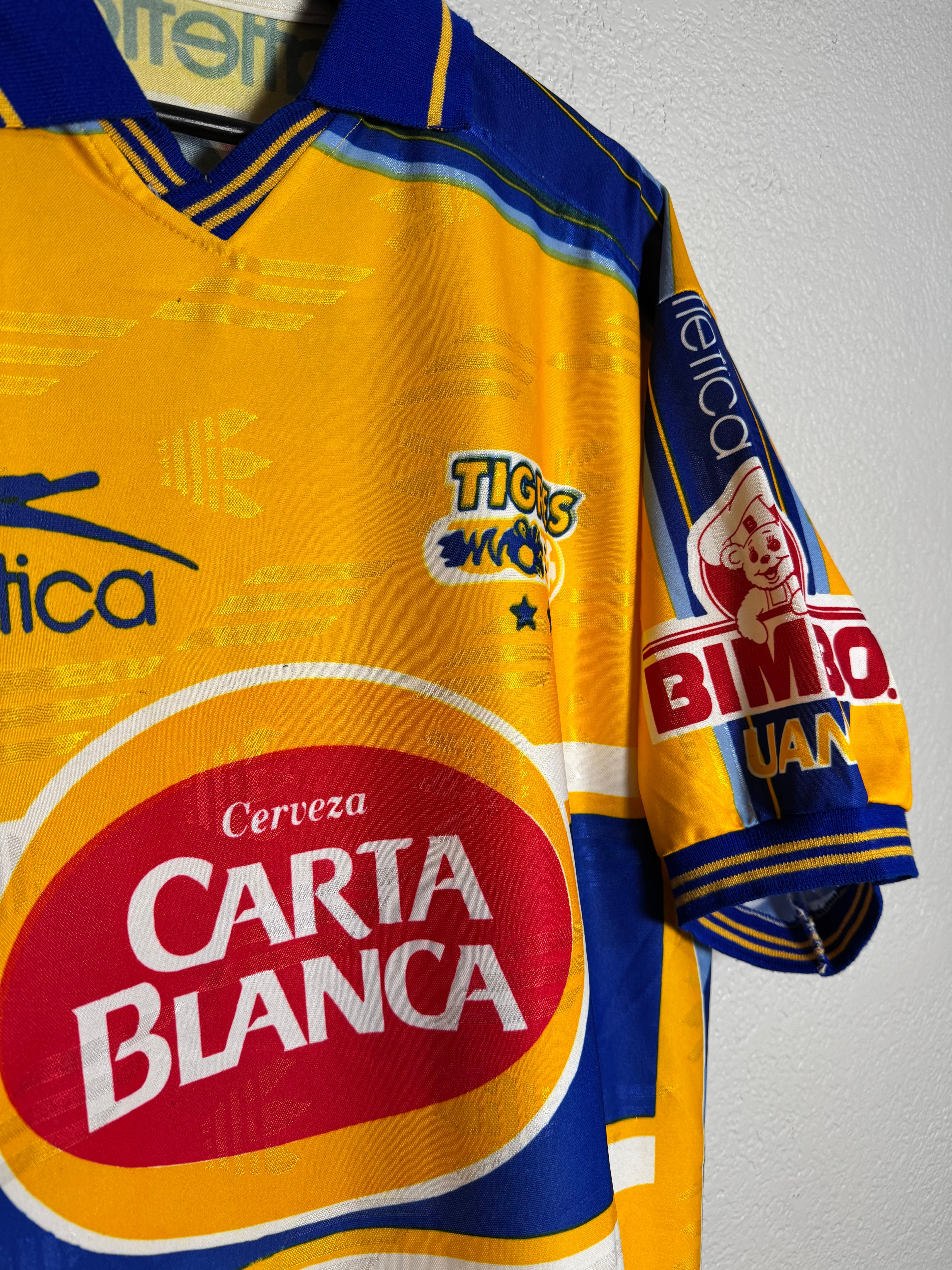 Vintage Mexican Tigres BOOT Jersey Size XL