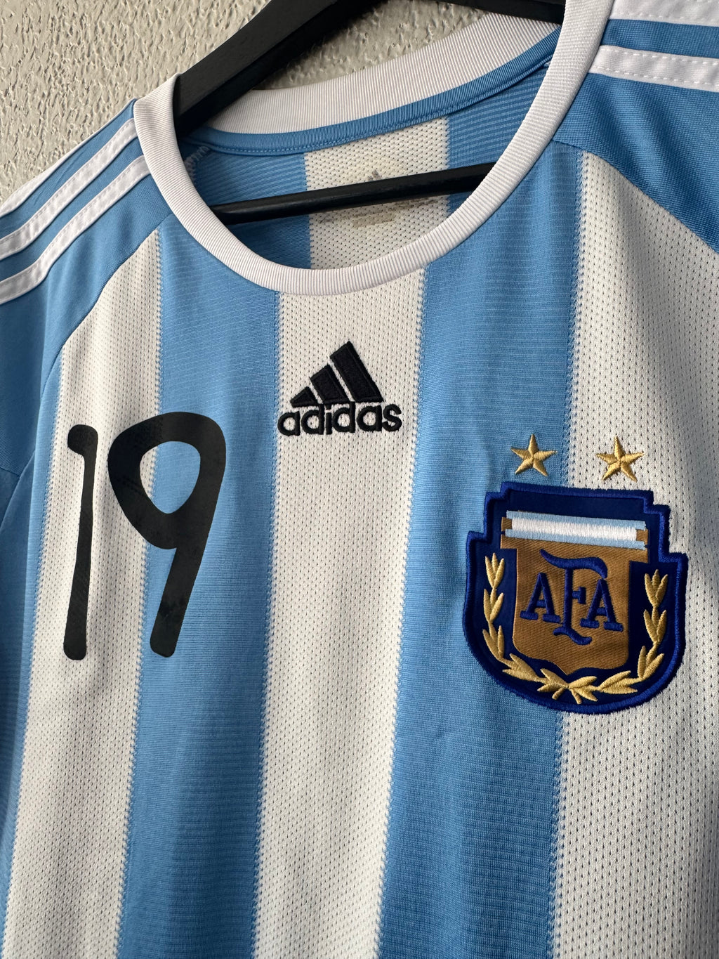 Adidas 2010 Argentina Milito World Cup Jersey Size M