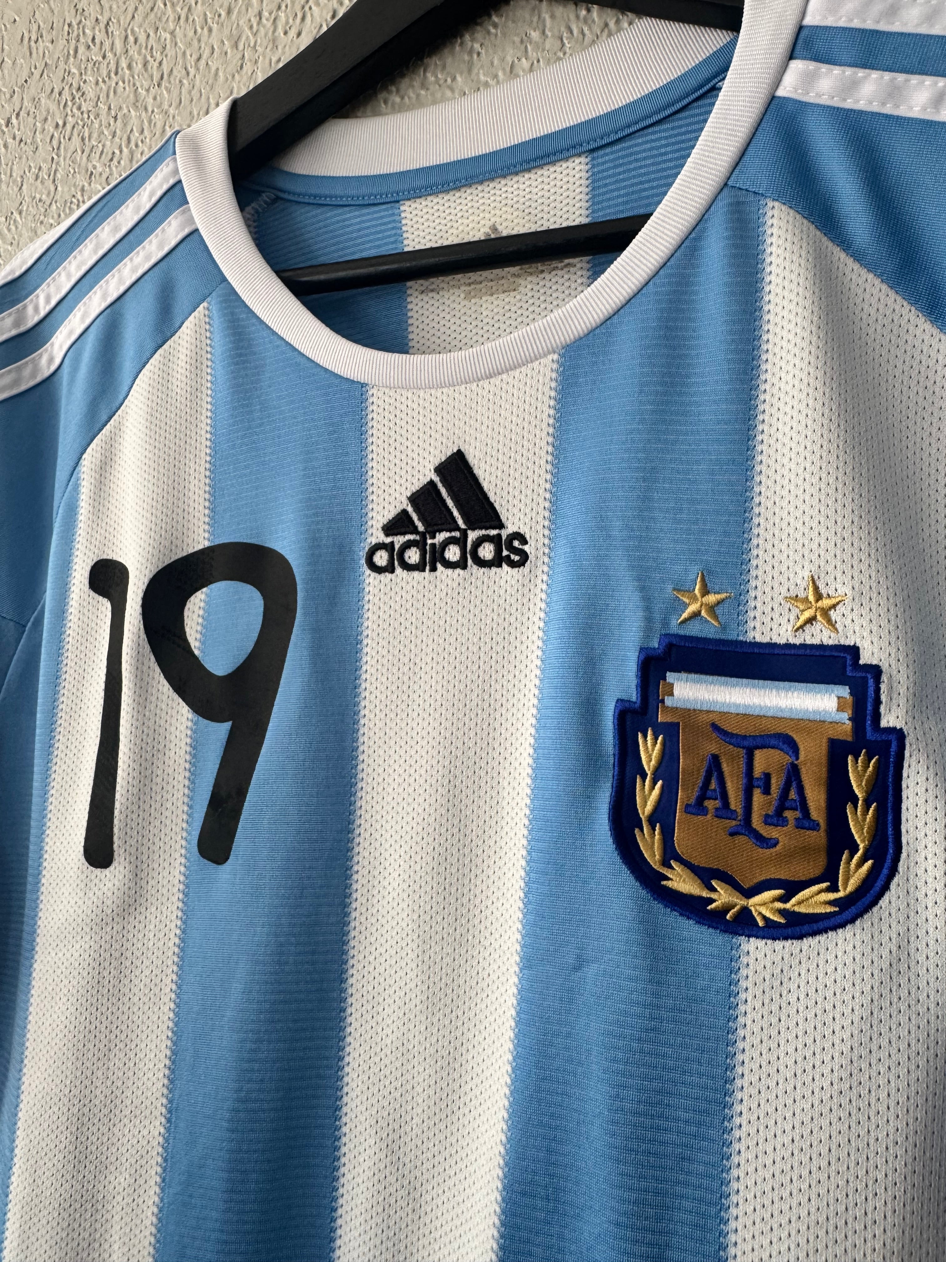Adidas 2010 Argentina Milito World Cup Jersey Size M