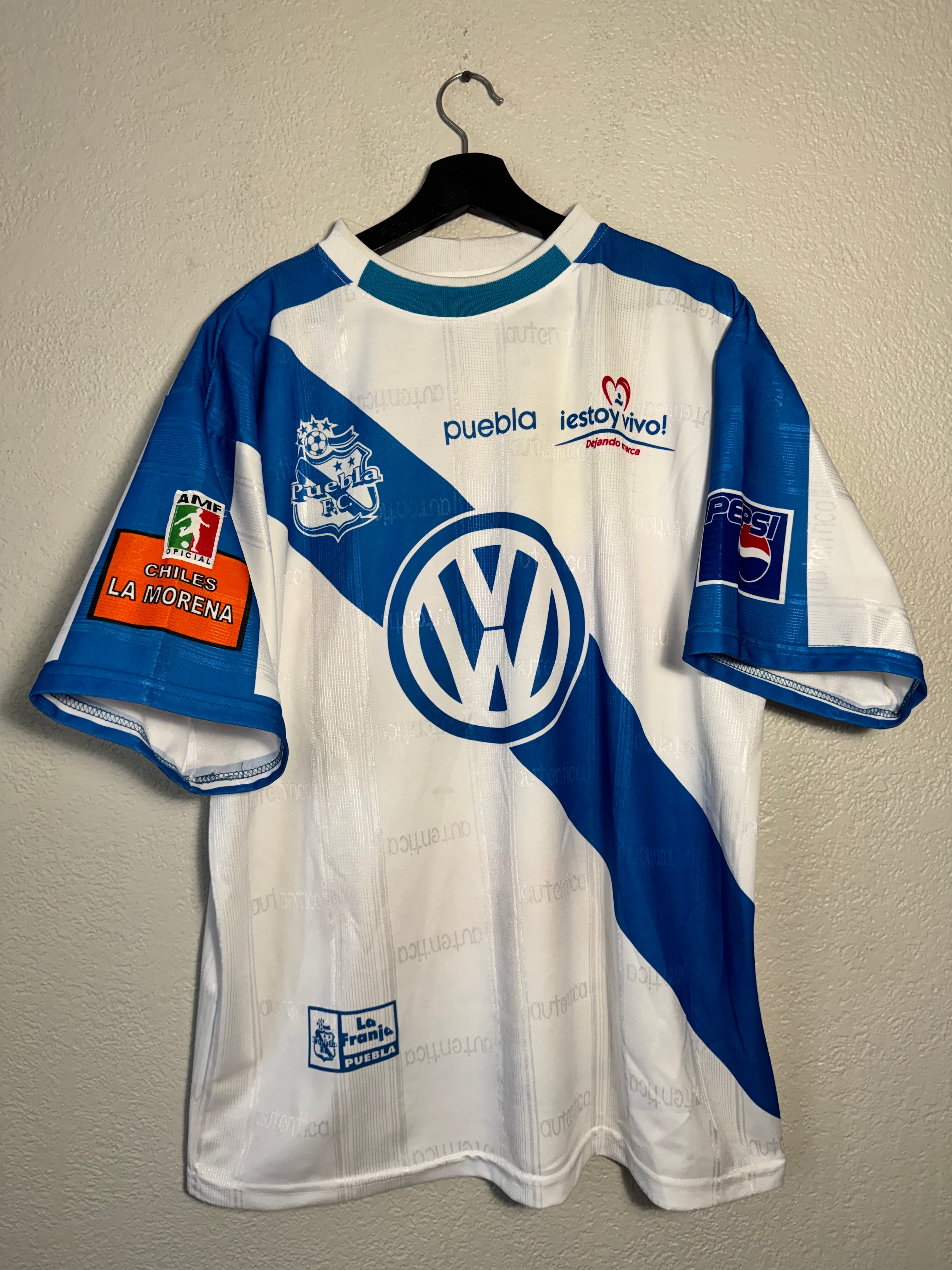 Vintage Puebla Mexico BOOT Jersey Size XL