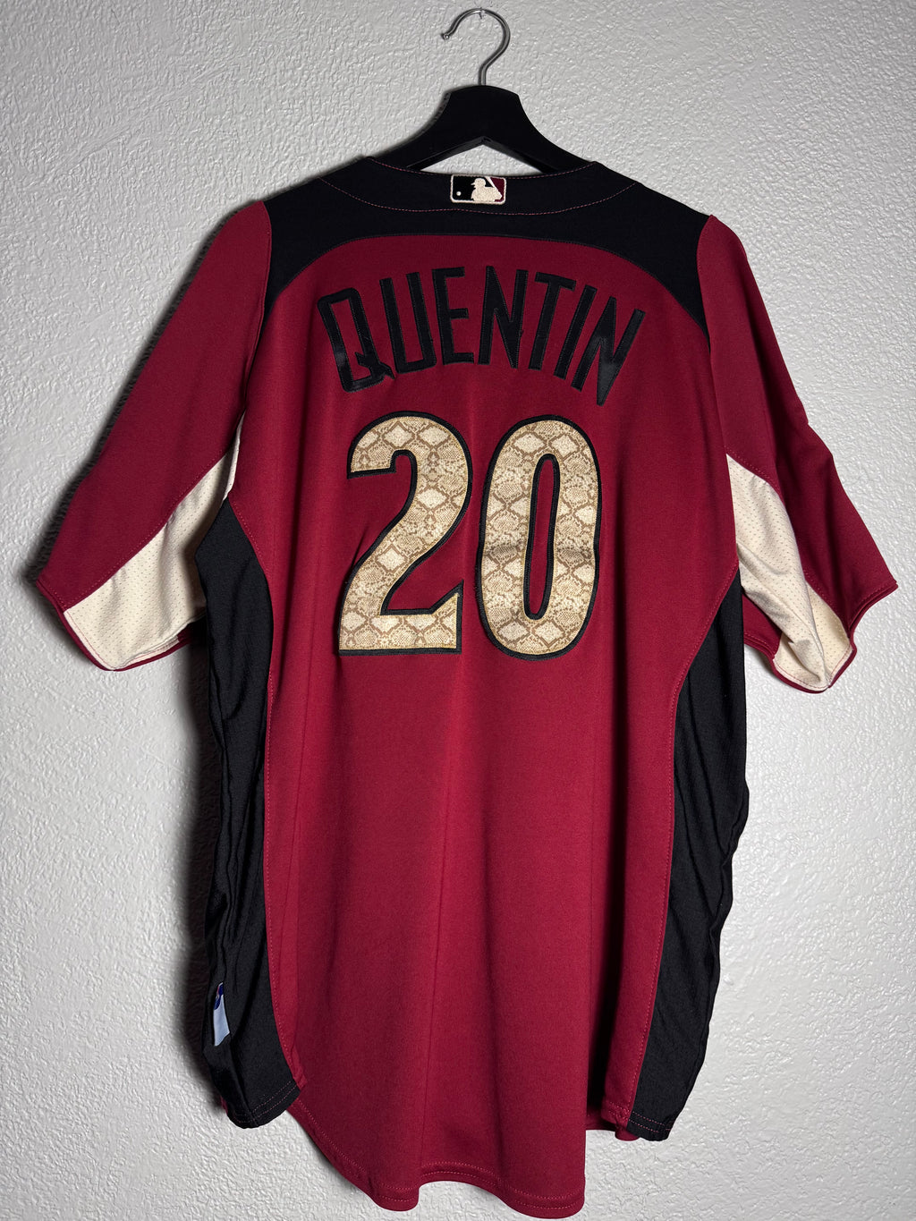 2011 All Star White Sox Carlos Quentin Majestic Cool Base Jersey Size L