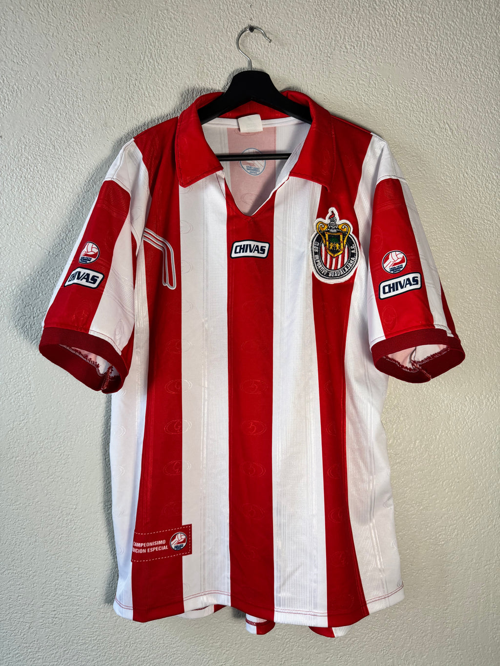 Vintage Mexico Chivas De Guadalajara BOOT Jersey Size XL