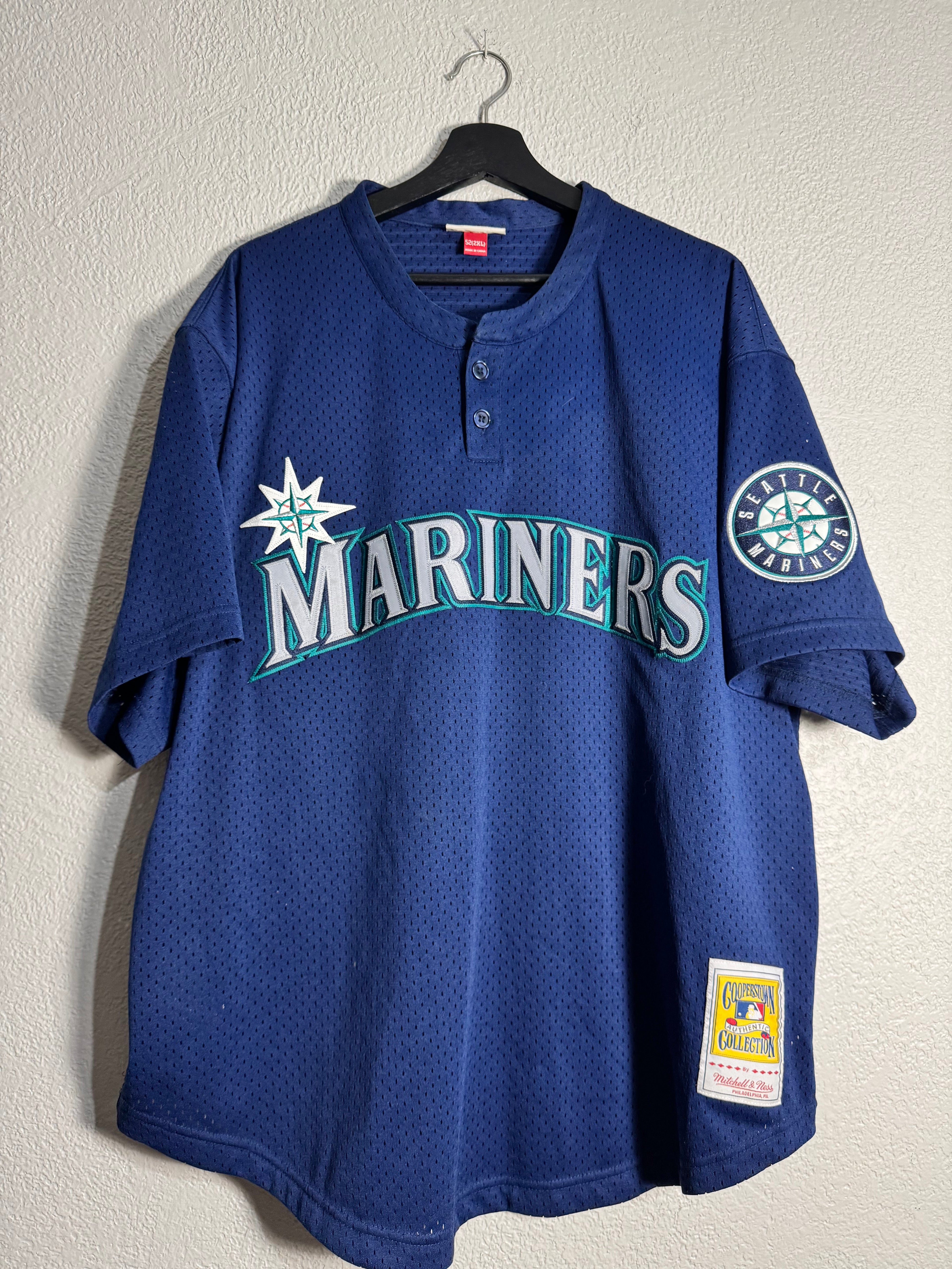 Mitchell & Ness Seattle Mariners Ken Griffey Jr.  Cooperstown Jersey Size XXL
