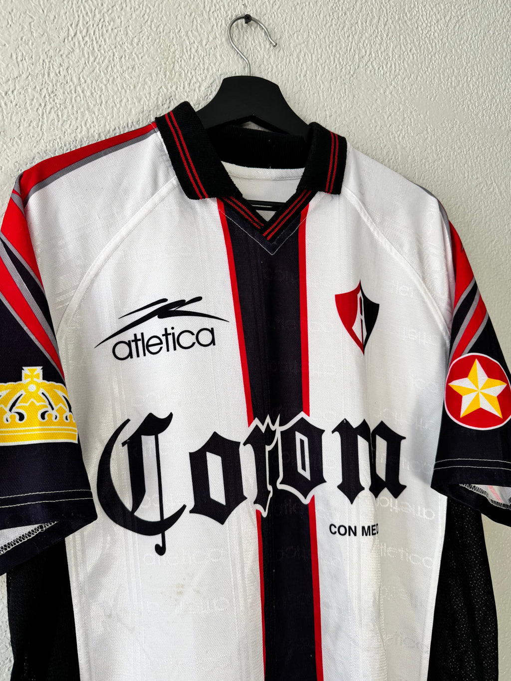 Vintage REPLICA Atletica Atlas Liga MX 1998/99 Jersey Size XL