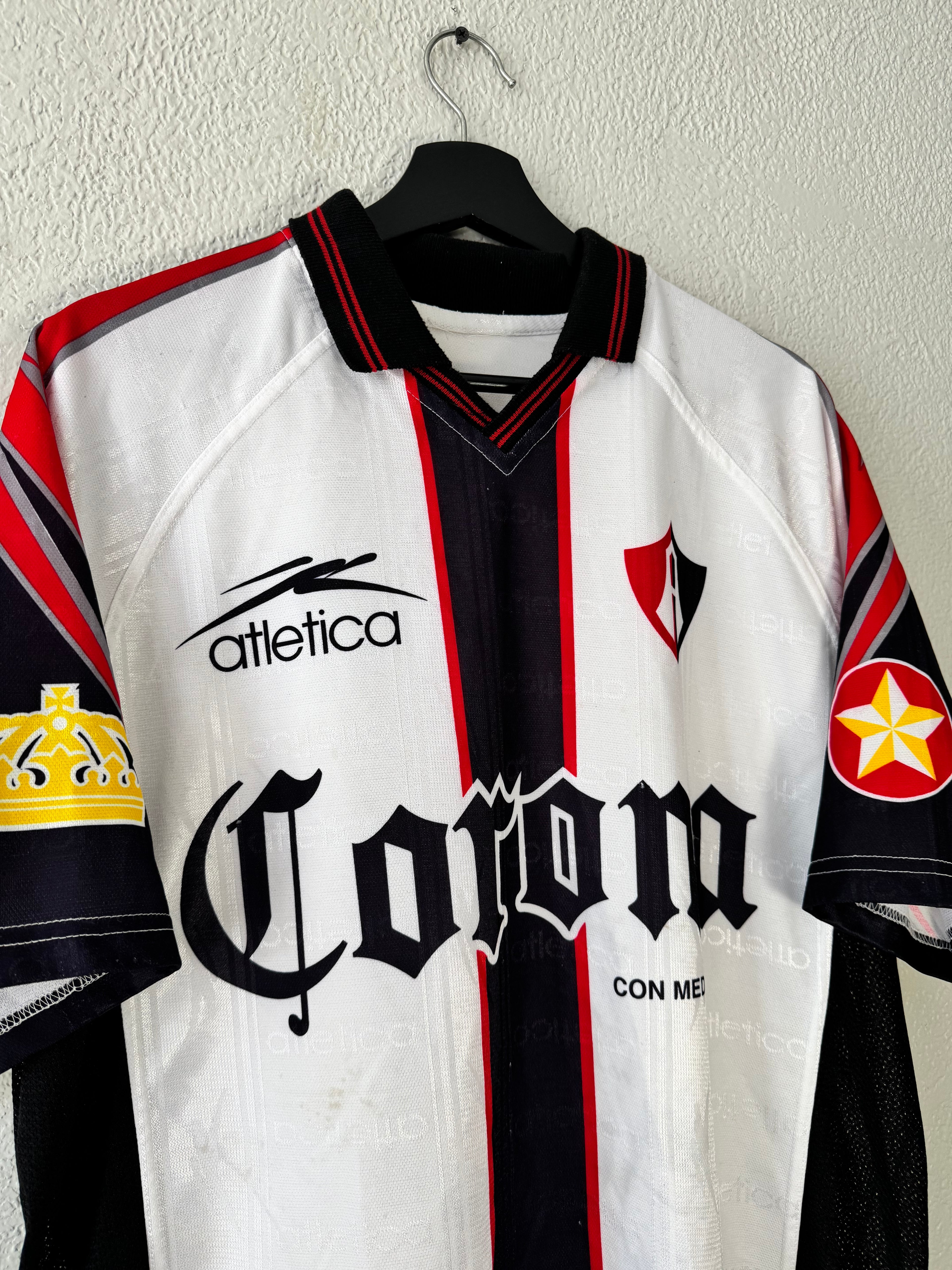 Vintage REPLICA Atletica Atlas Liga MX 1998/99 Jersey Size XL