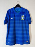 Nike Brazil 2014 World Cup Away Blue Jersey Size Large