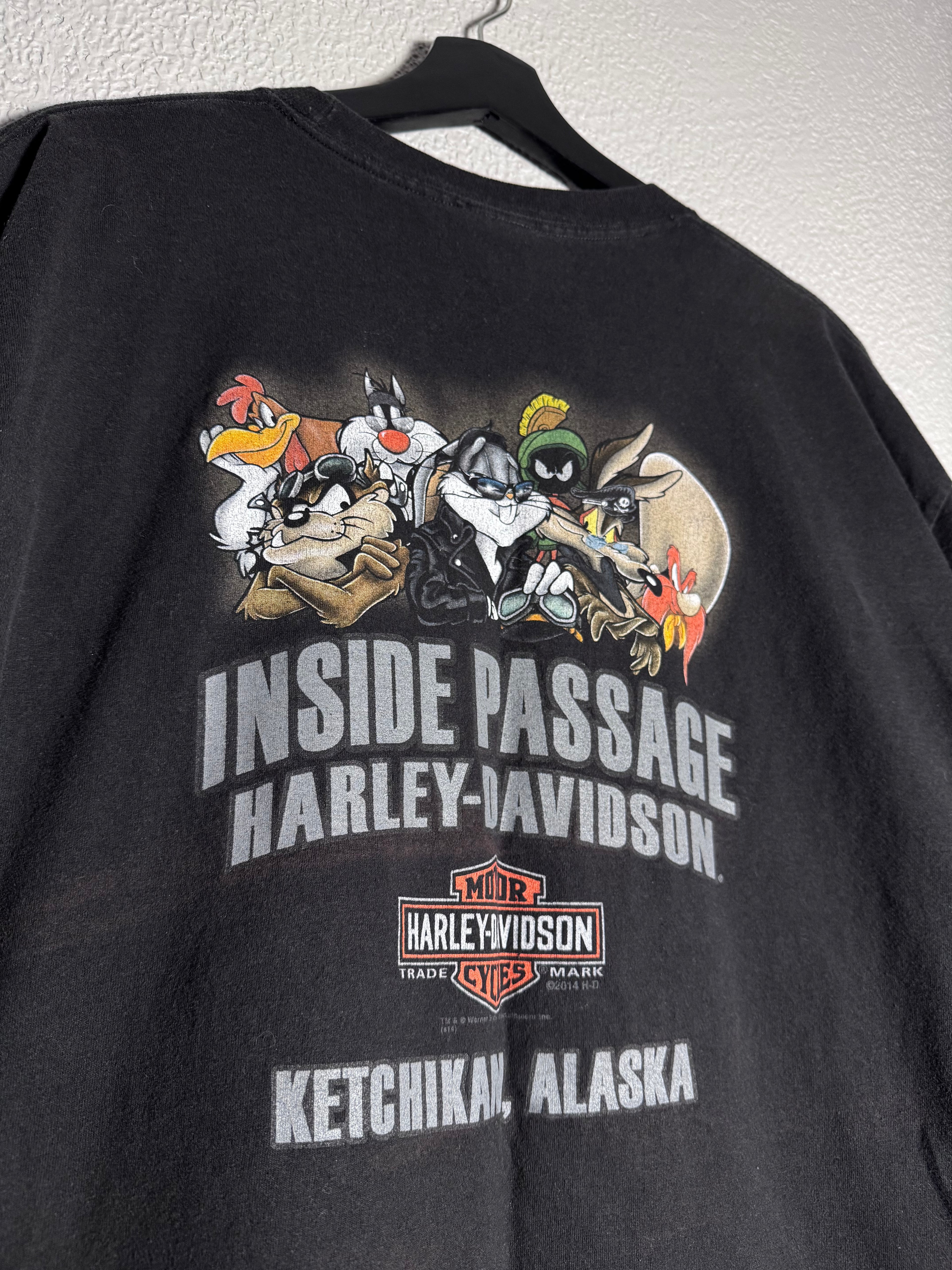 Harley Davidson Looney Tunes Shirt