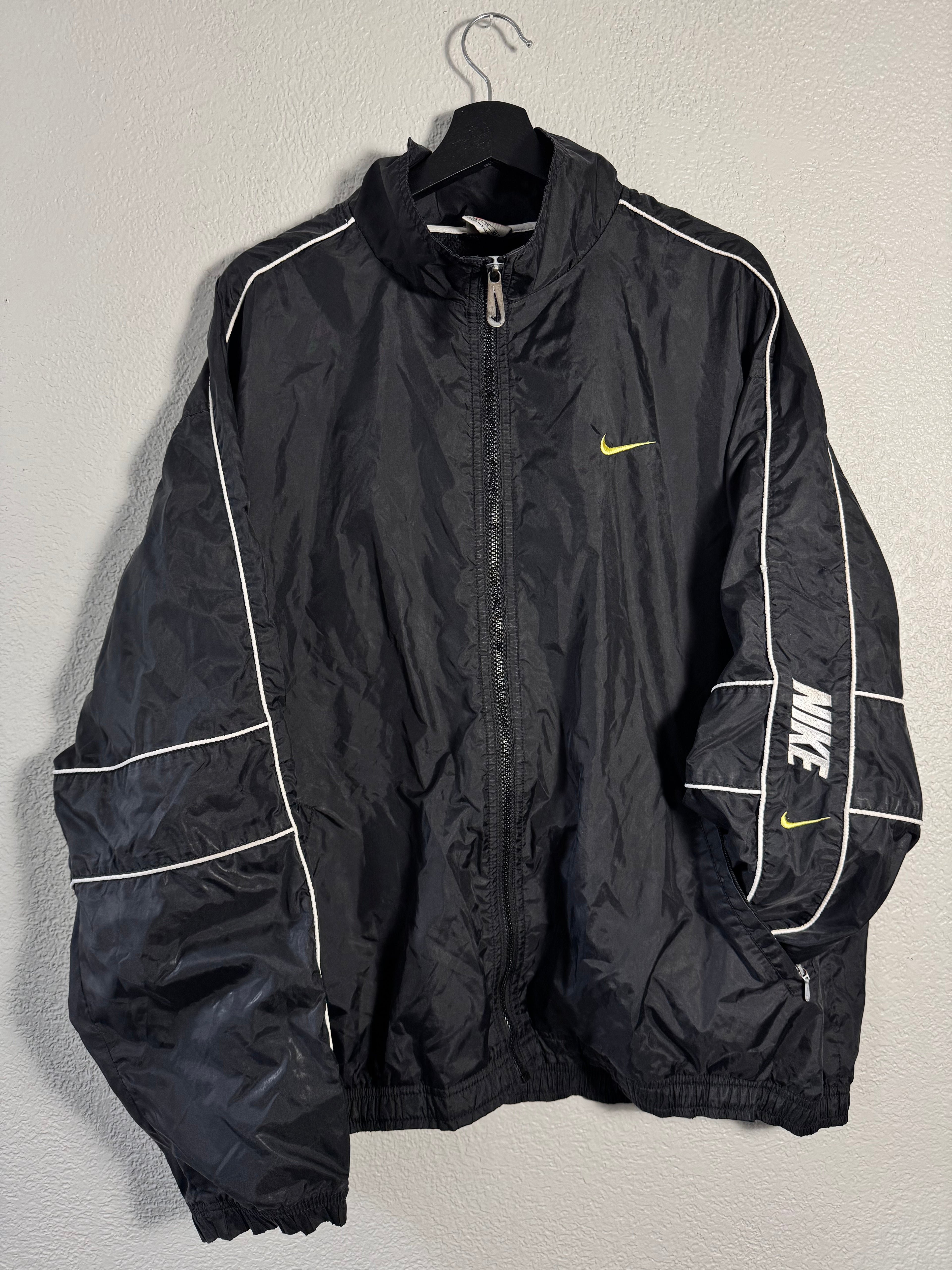 Nike 90s Black/Yellow Windbreaker Jacket