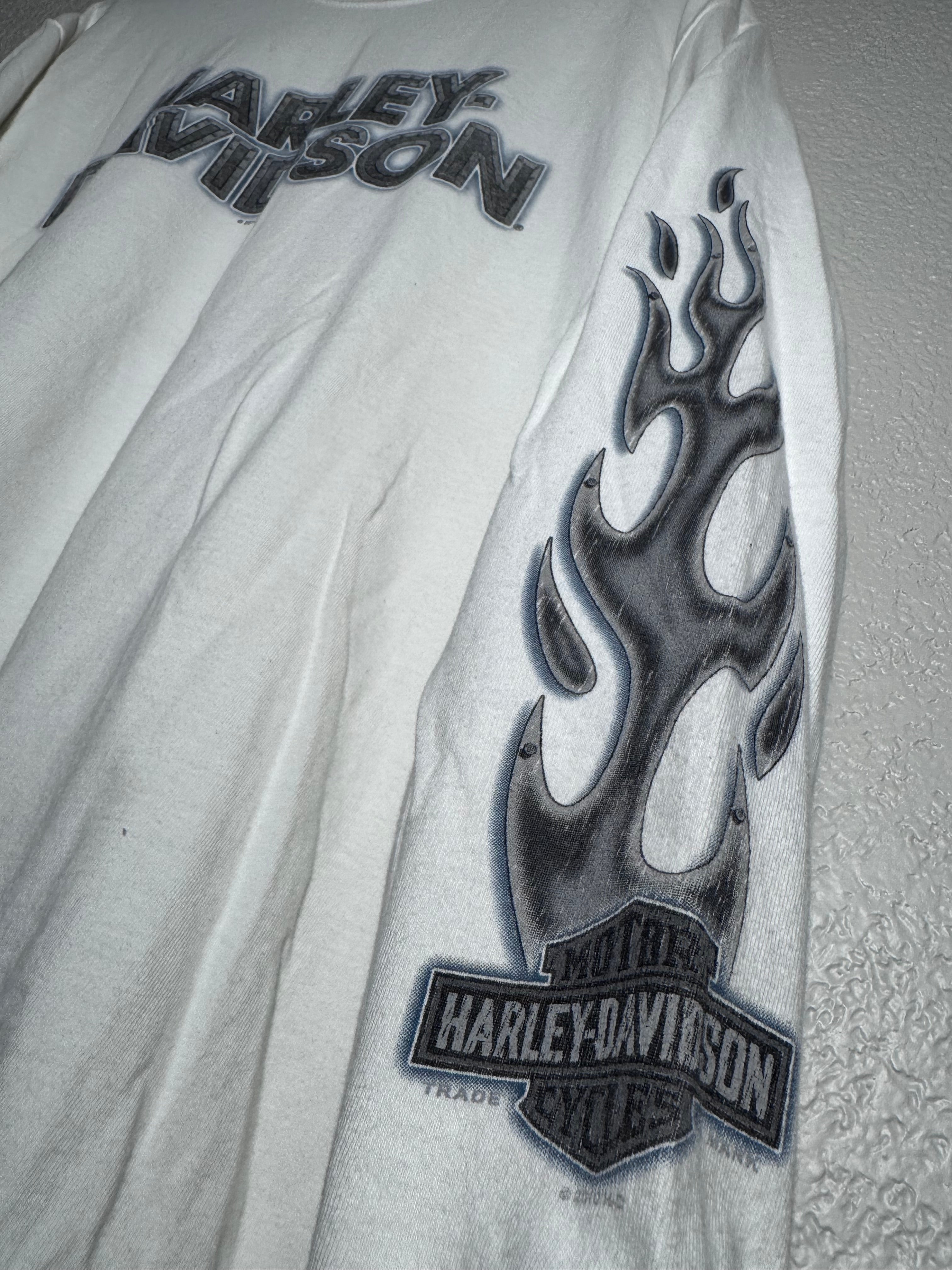 Vintage Harley Davidson Chi-Town Tinley Park IL 2001 Size XL