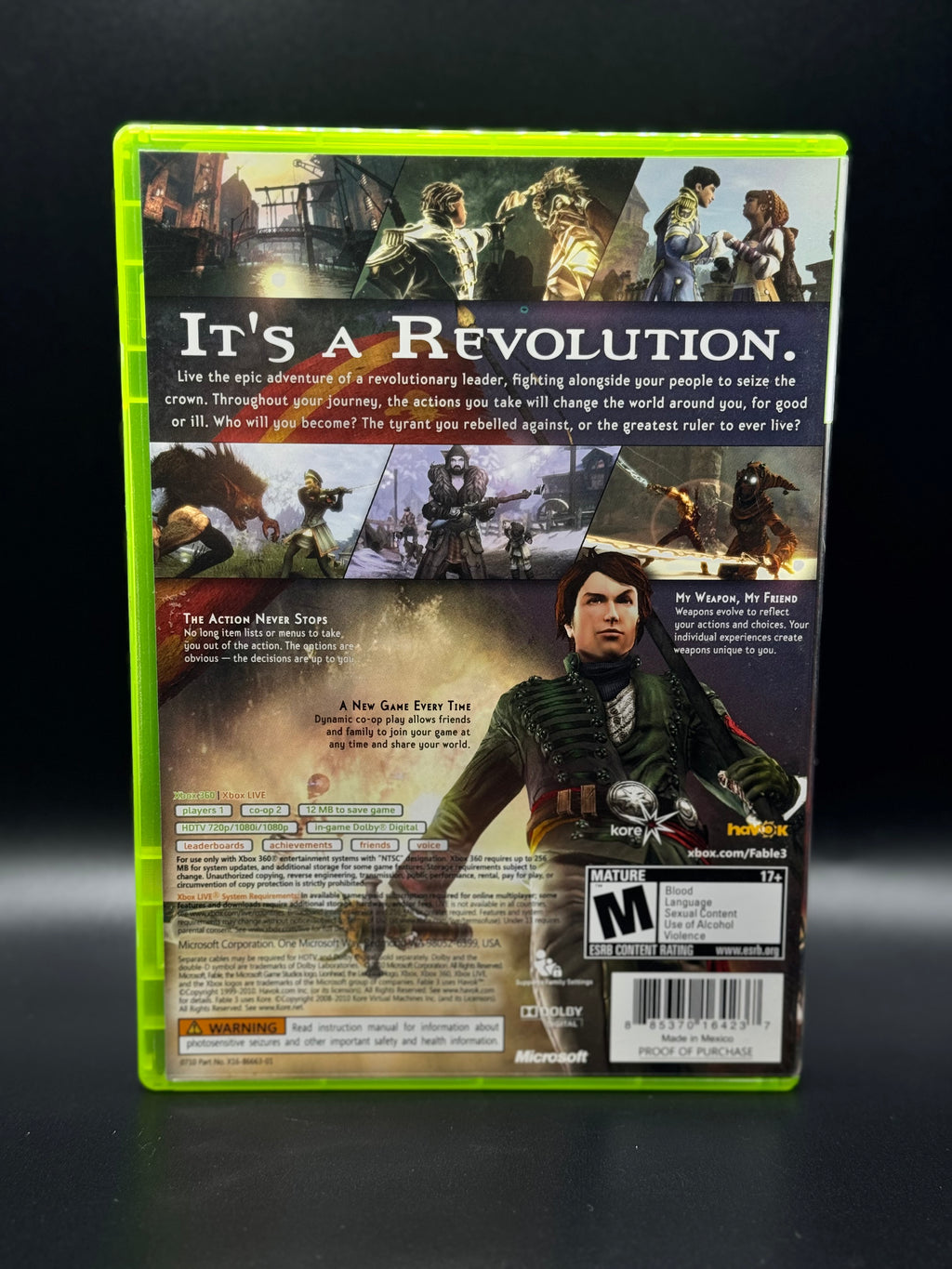 XBOX 360 Fable III 2010 Complete in Box