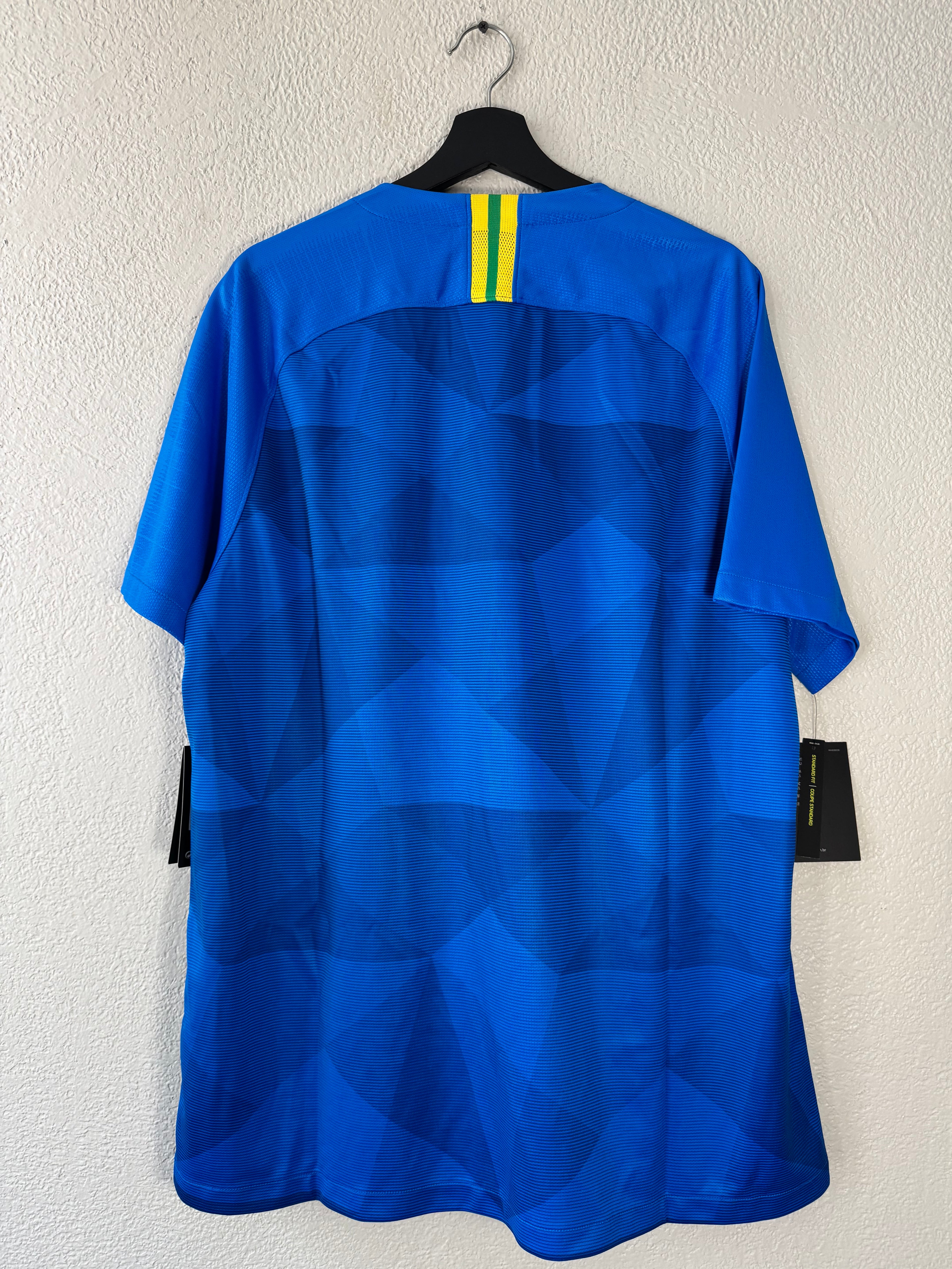 (NEW) Nike Brazil 2018/19 Away Soccer Jersey Size Large