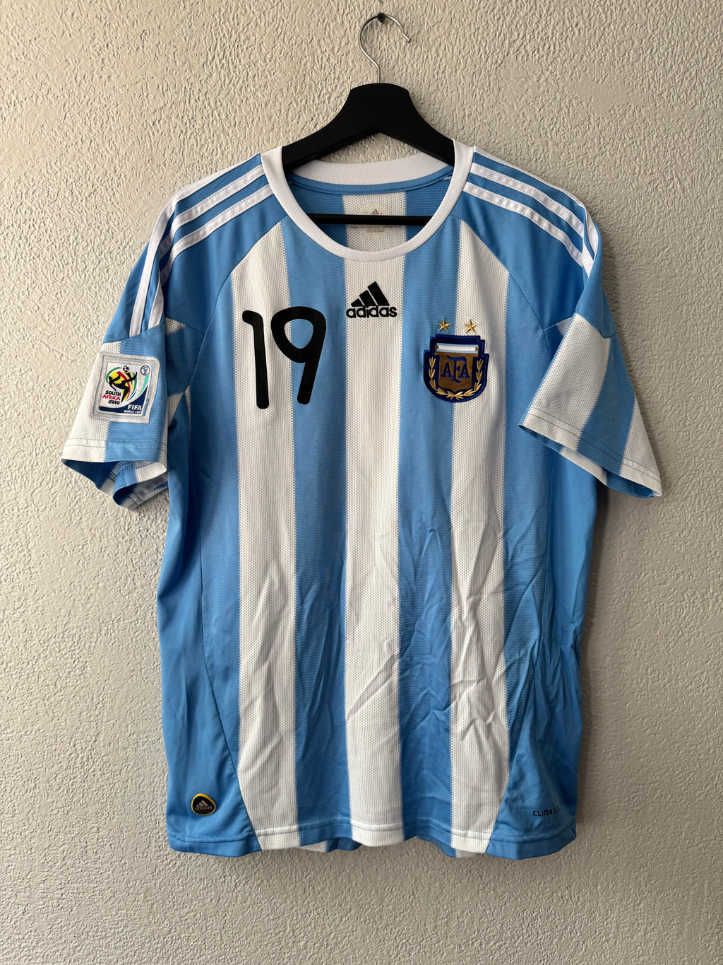 Adidas 2010 Argentina Milito World Cup Jersey Size M