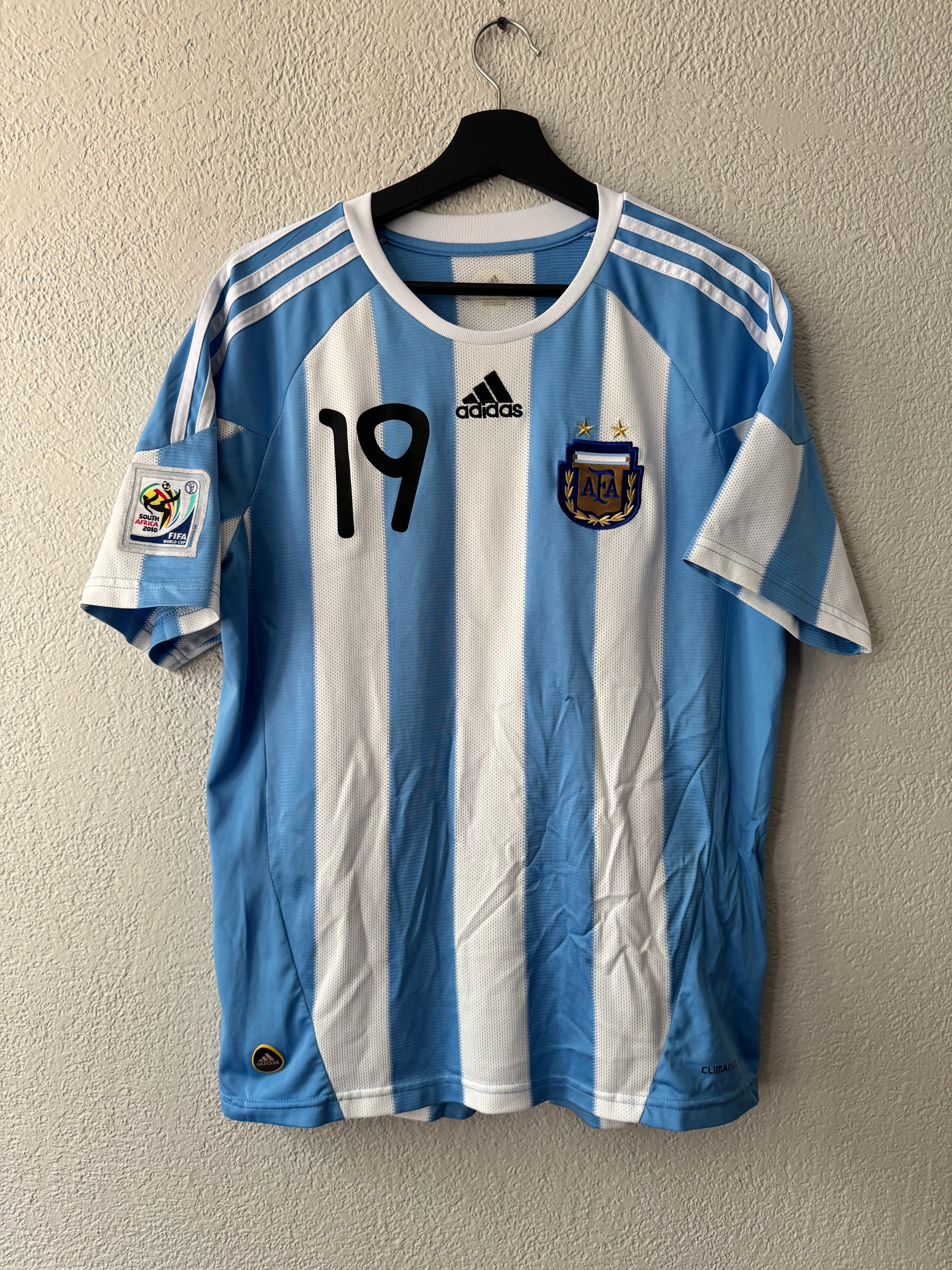 Adidas 2010 Argentina Milito World Cup Jersey Size M