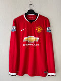 Nike Manchester United 2014/15 Home Long Sleeve Jersey Size Medium