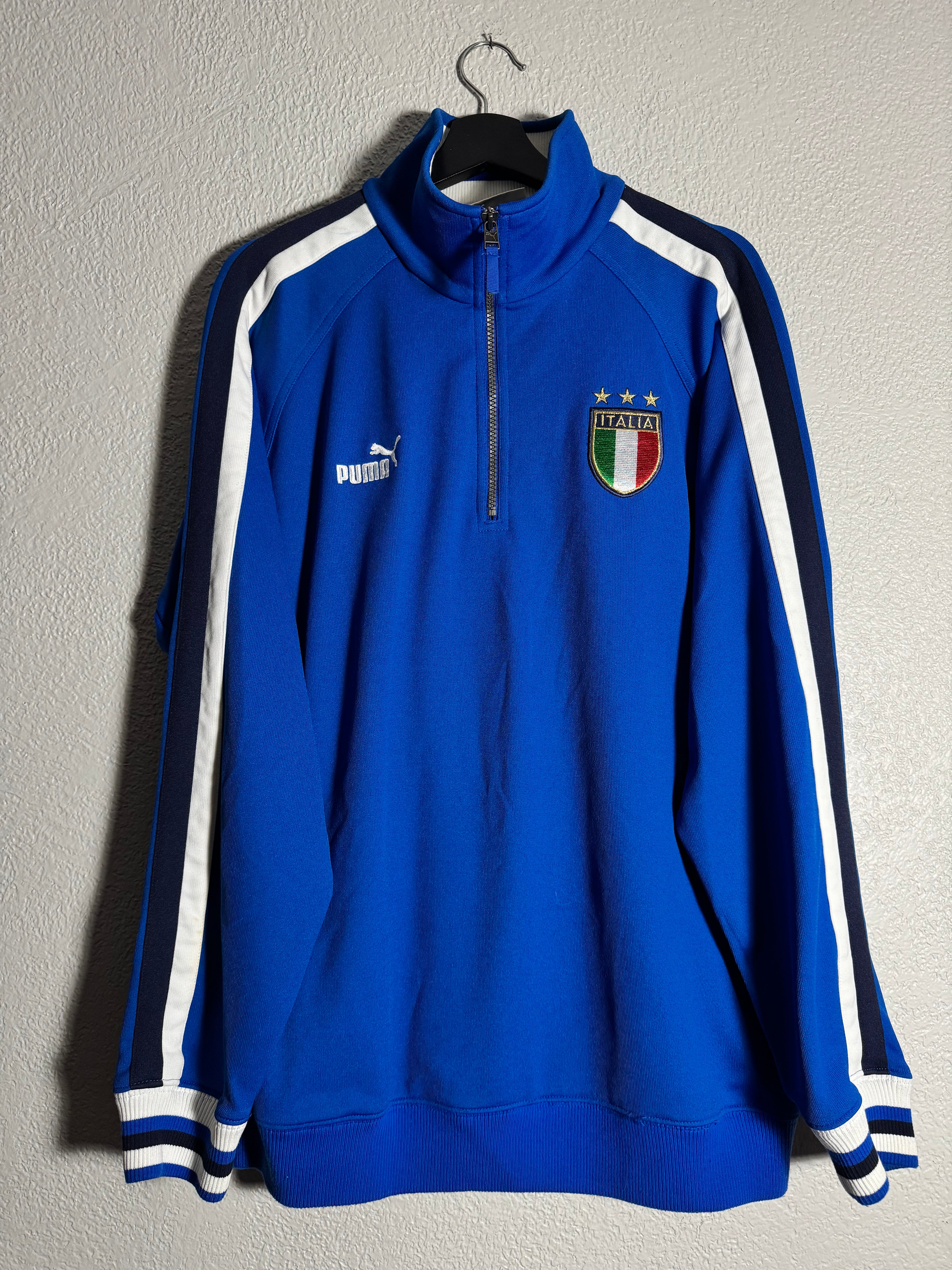 Italy 2003/04 Puma 1/4 Zip Sweatshirt Size L