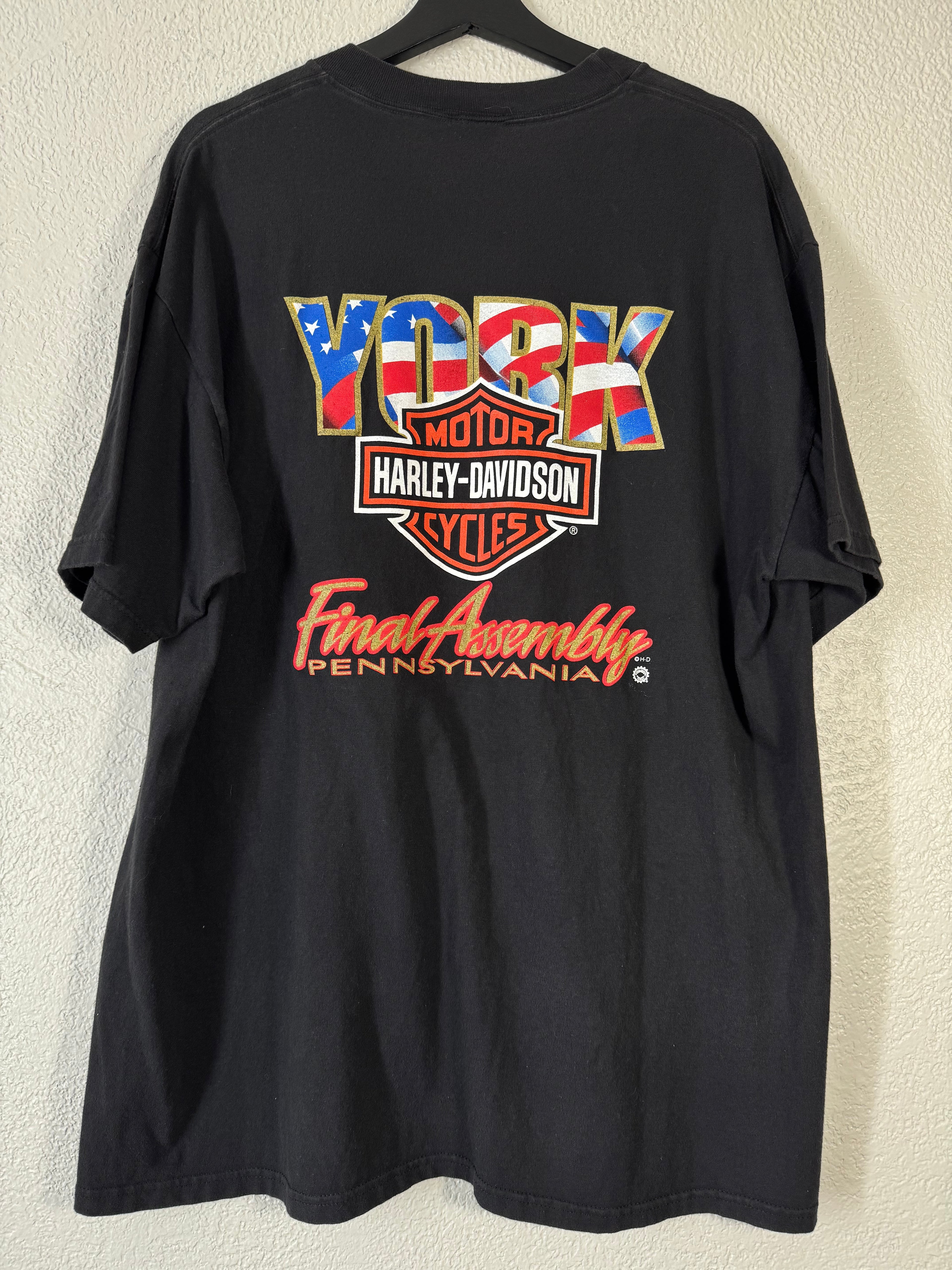 Vintage Harley Davidson 2000 New York Shirt Size XL