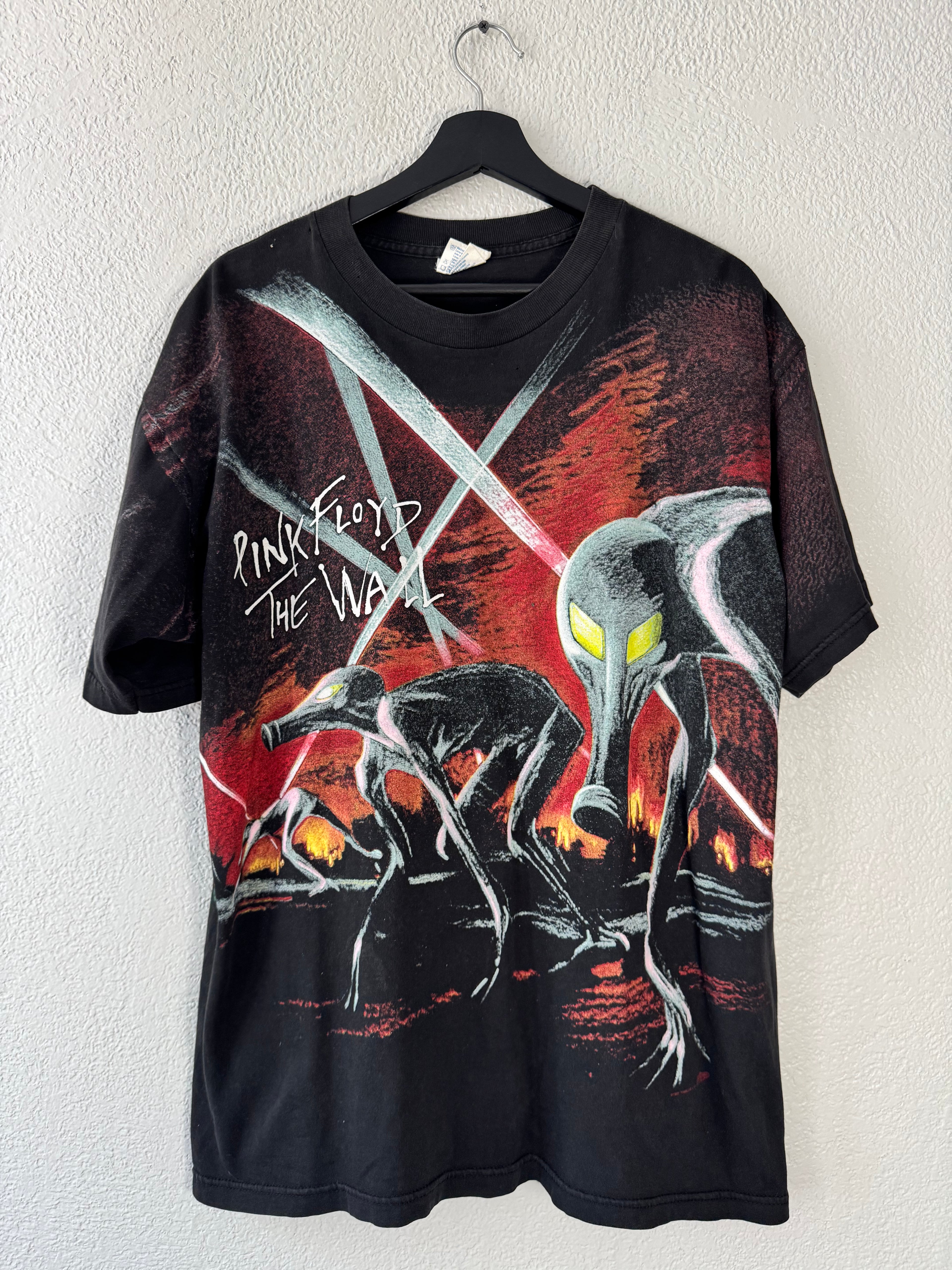 Vintage 90's Pink Floyd The Wall All Over Print T Men’s Size L Winterland