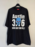 (NEW) Vintage WWF Austin 3:16 Blue Skull Shirt Mens Extra Large 98' Stone Cold