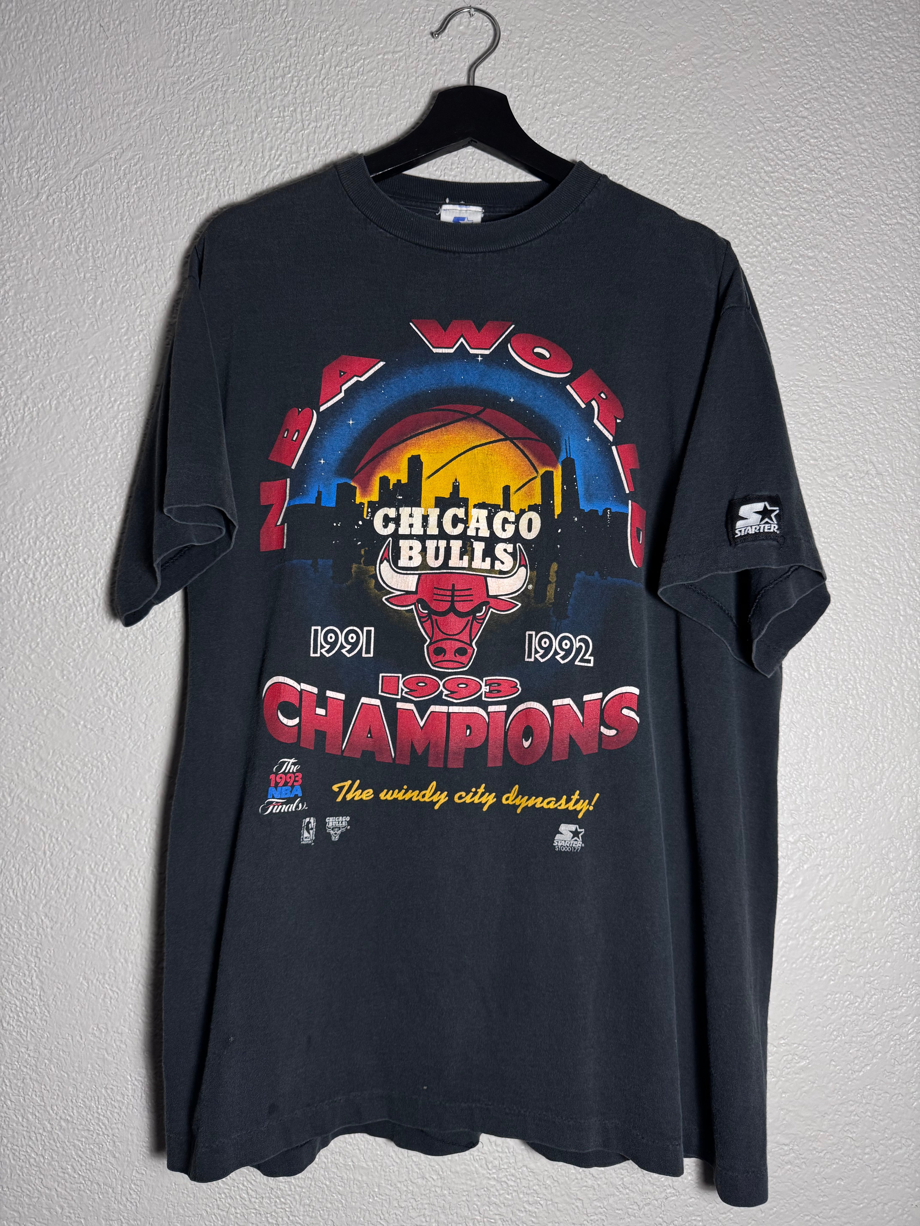 Vintage Starter 1993 Champions Chicago Bulls Shirt