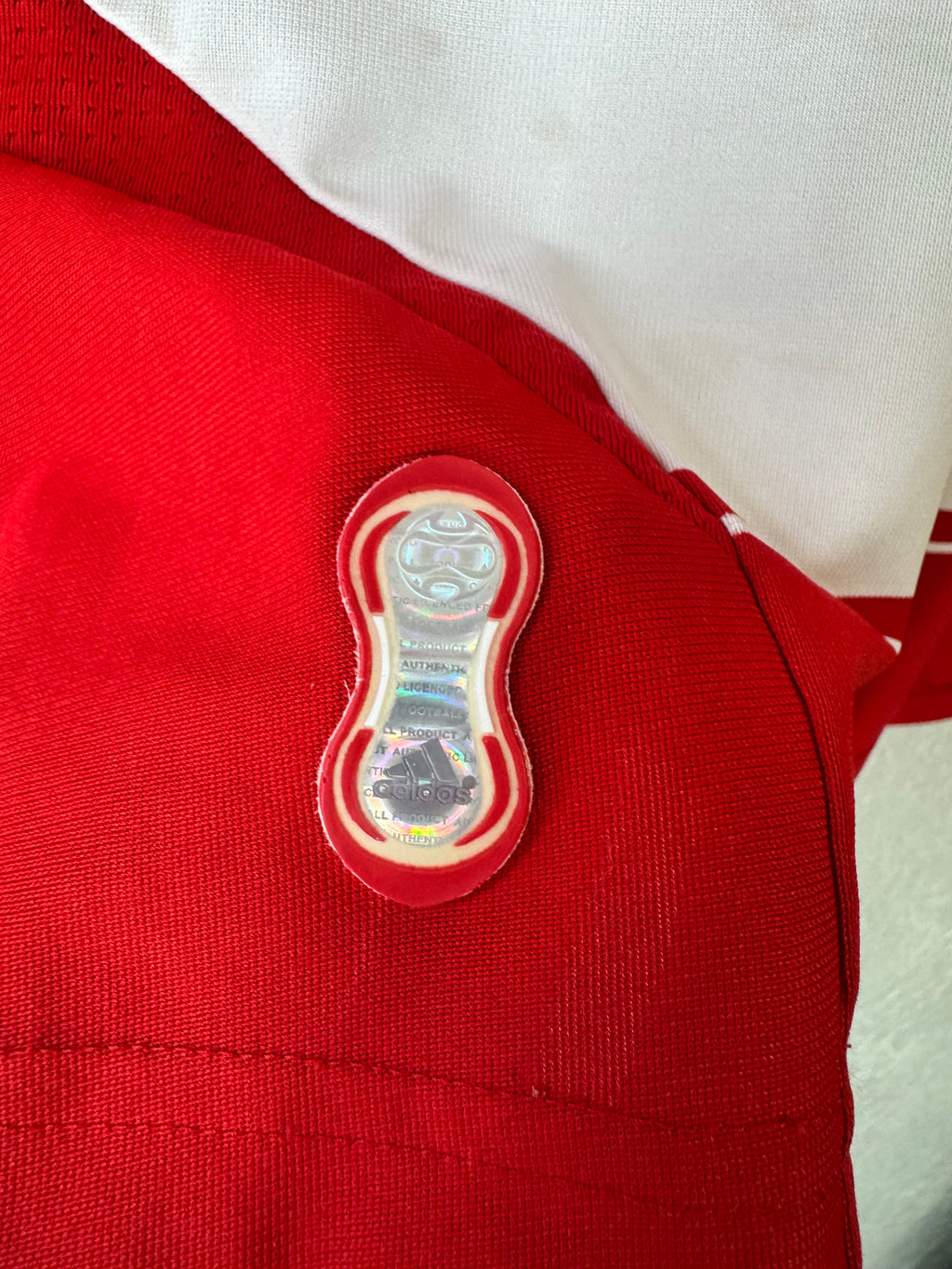 FC Bayern Munchen 2008/2009 Home T Shirt Jersey Football Adidas Size Large