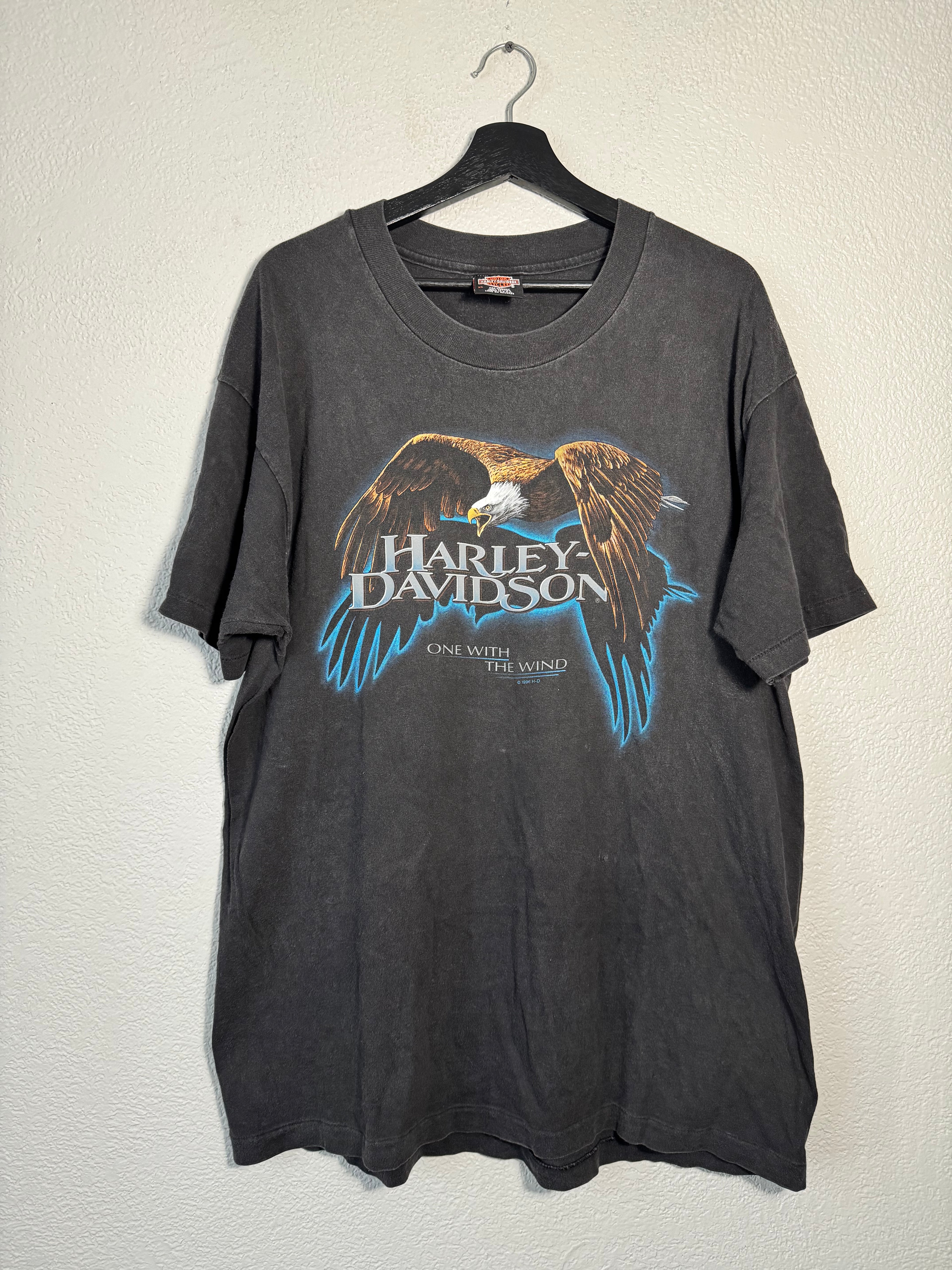 Vintage 1996 Harley Davidson Eagle ‘One With The Wind’ Size XL