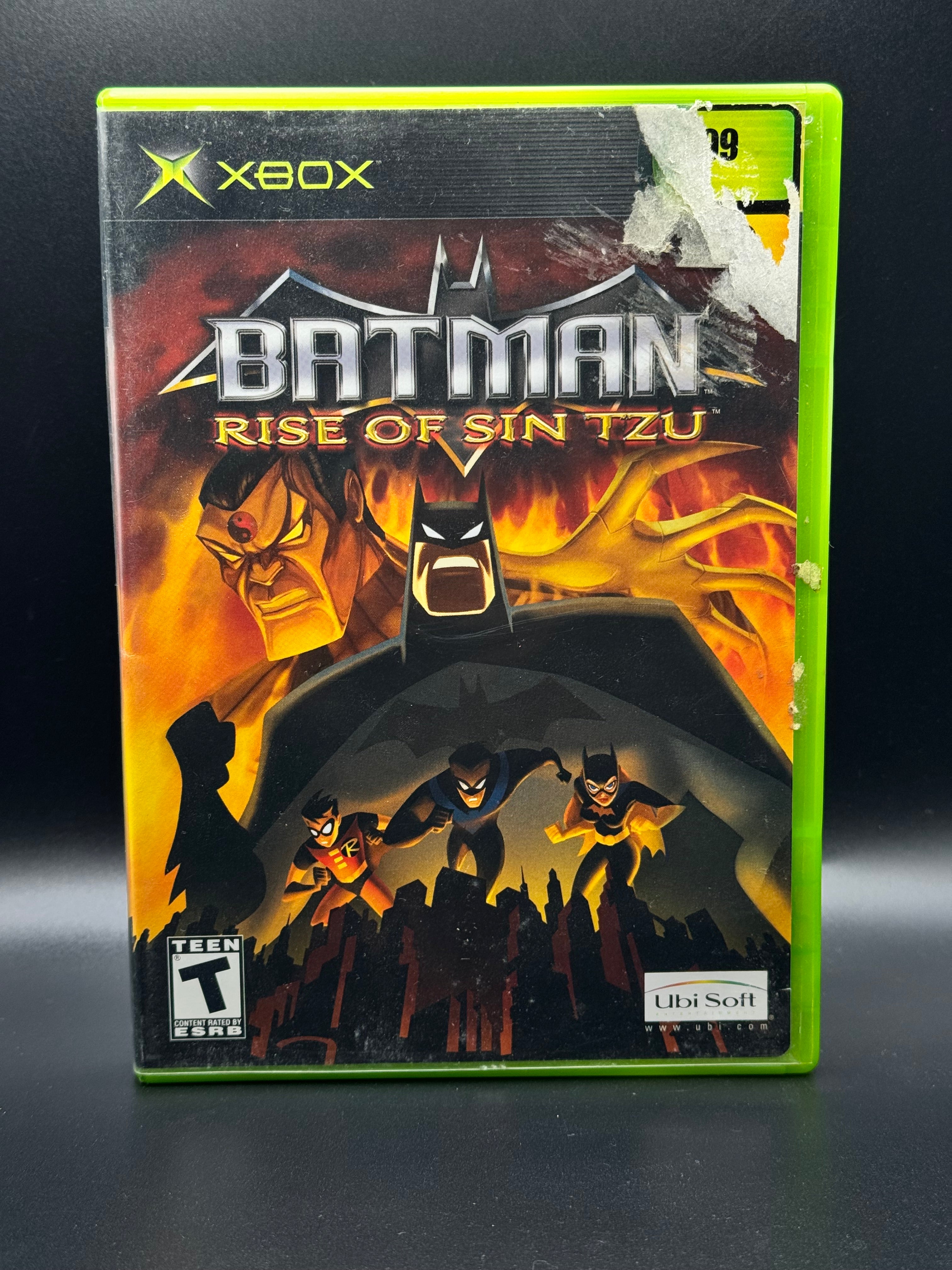 XBOX Batman Rise of Sin Tzu Original Video Game Complete in Box