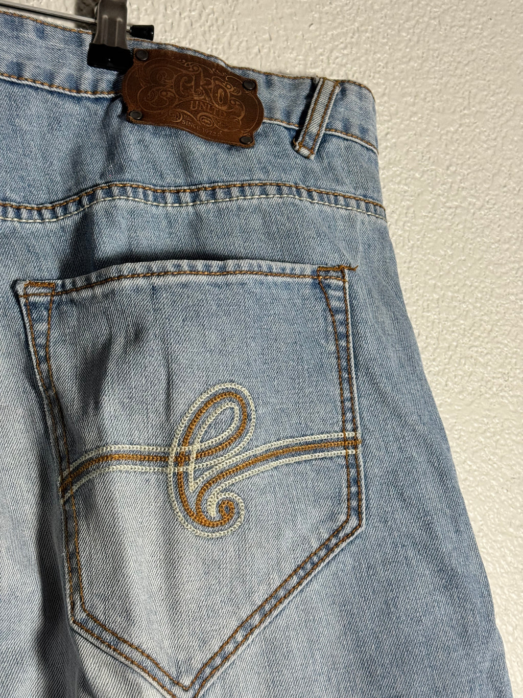 Y2K Baggy Ecko Jean Shorts Size 38