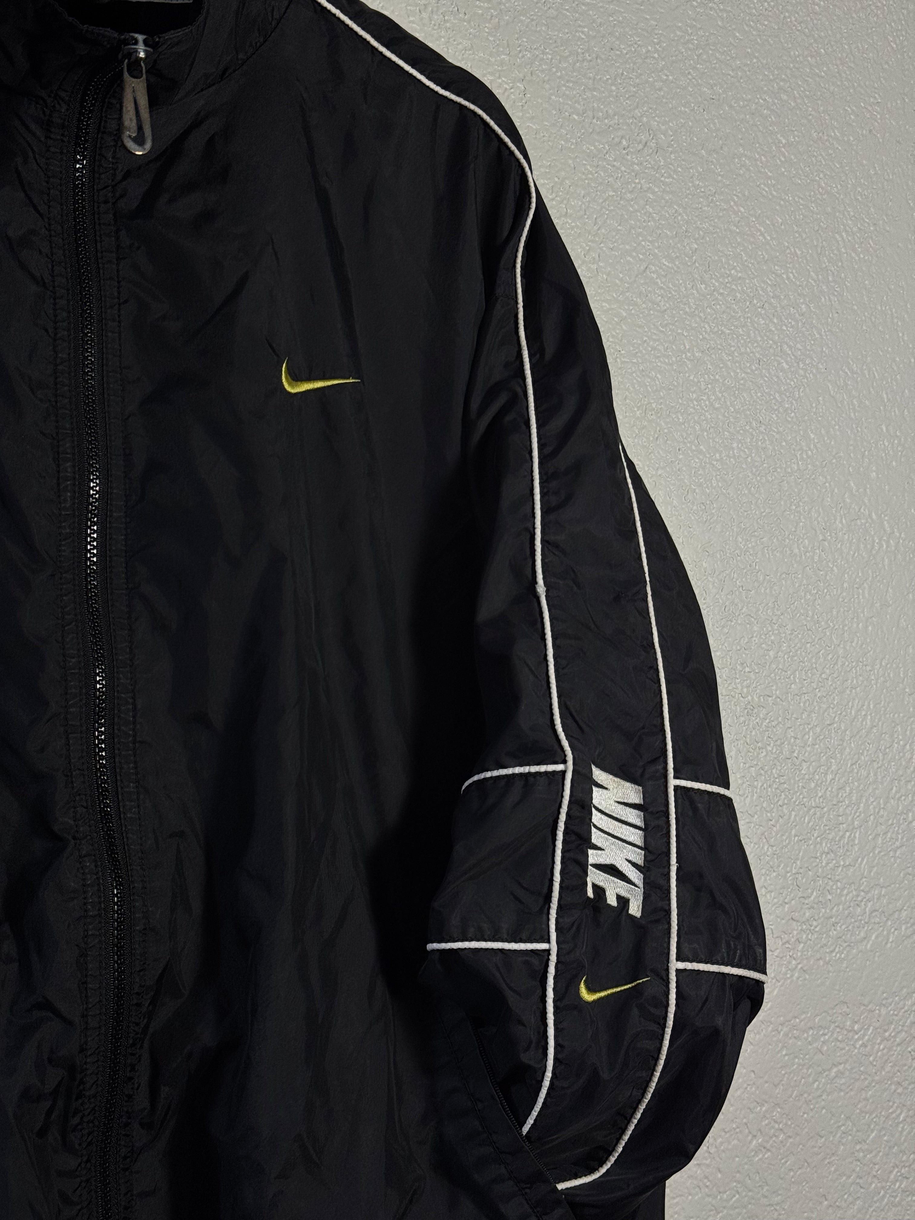 Nike 90s Black/Yellow Windbreaker Jacket