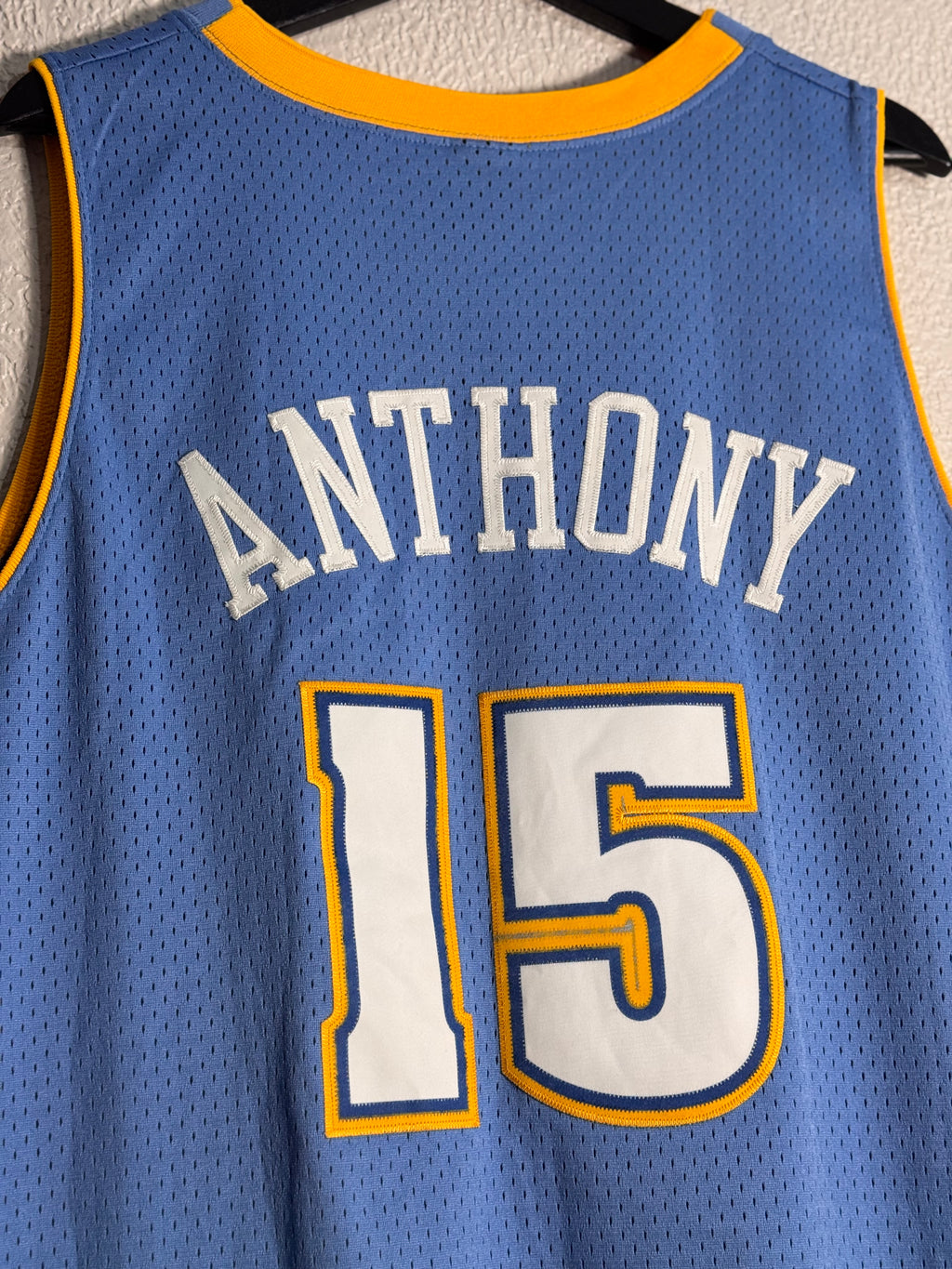 Denver Nuggets Carmelo Anthony Vintage Nike Sewn Swingman NBA Jersey XXL