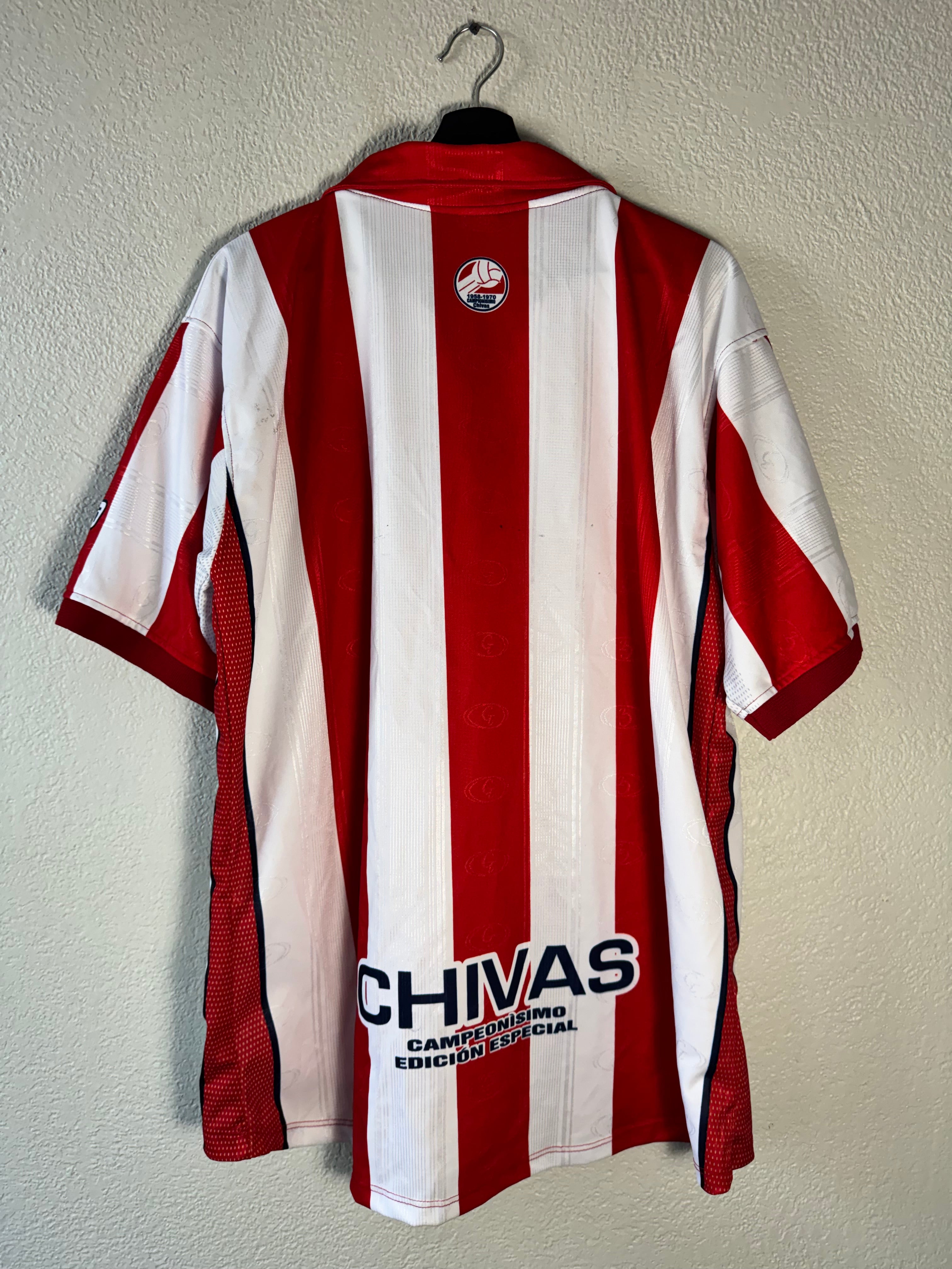 Vintage Mexico Chivas De Guadalajara BOOT Jersey Size XL