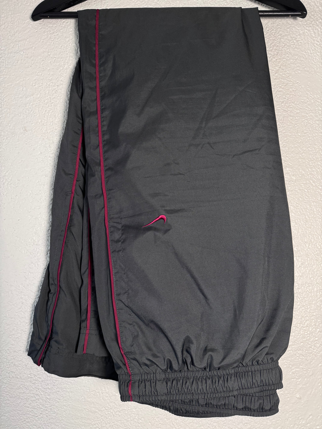 Nike Dark Grey/Burgundy Track Pants