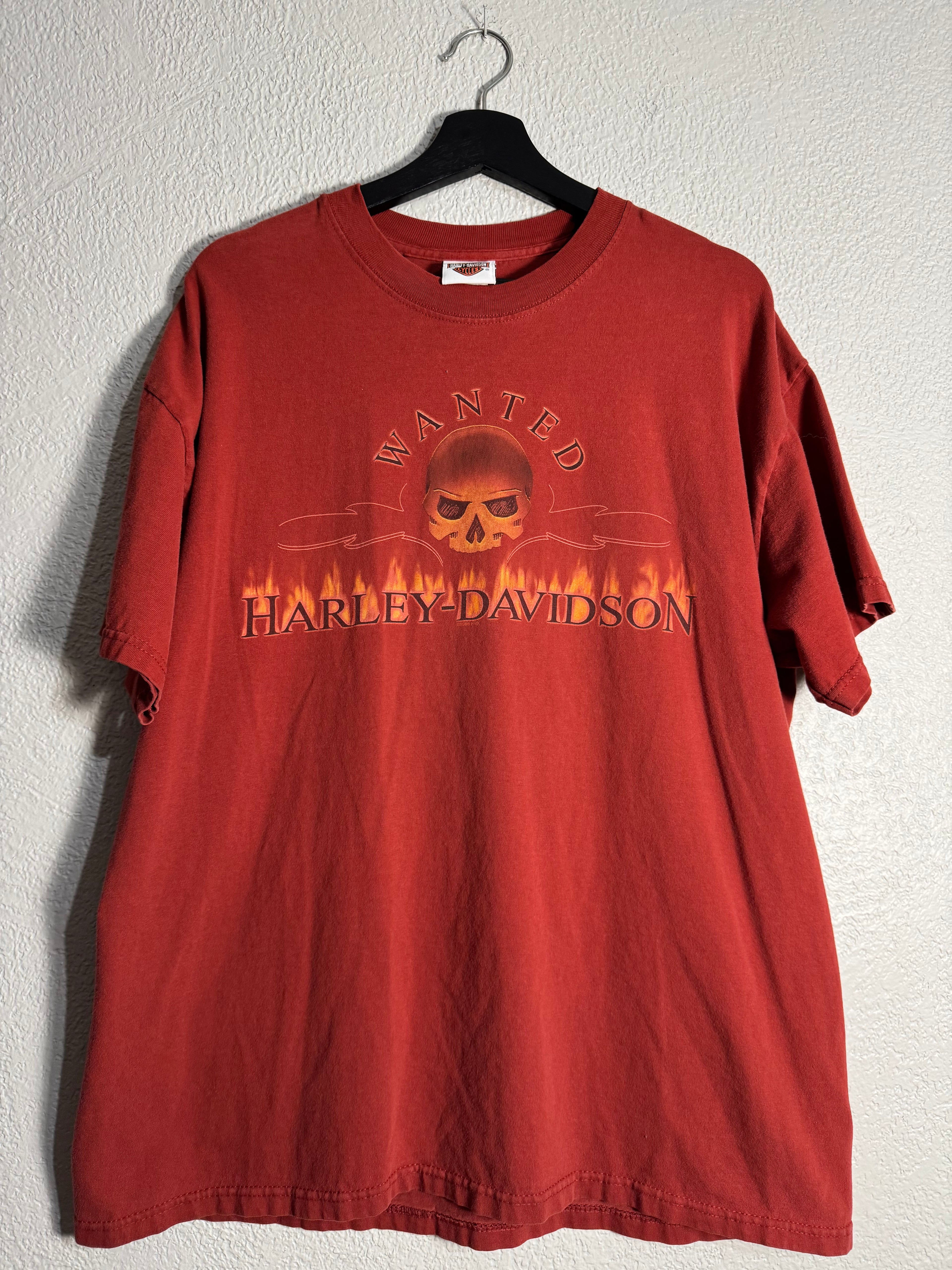 Vintage Harley Davidson Flames 2006 Chi-Town Shirt XL
