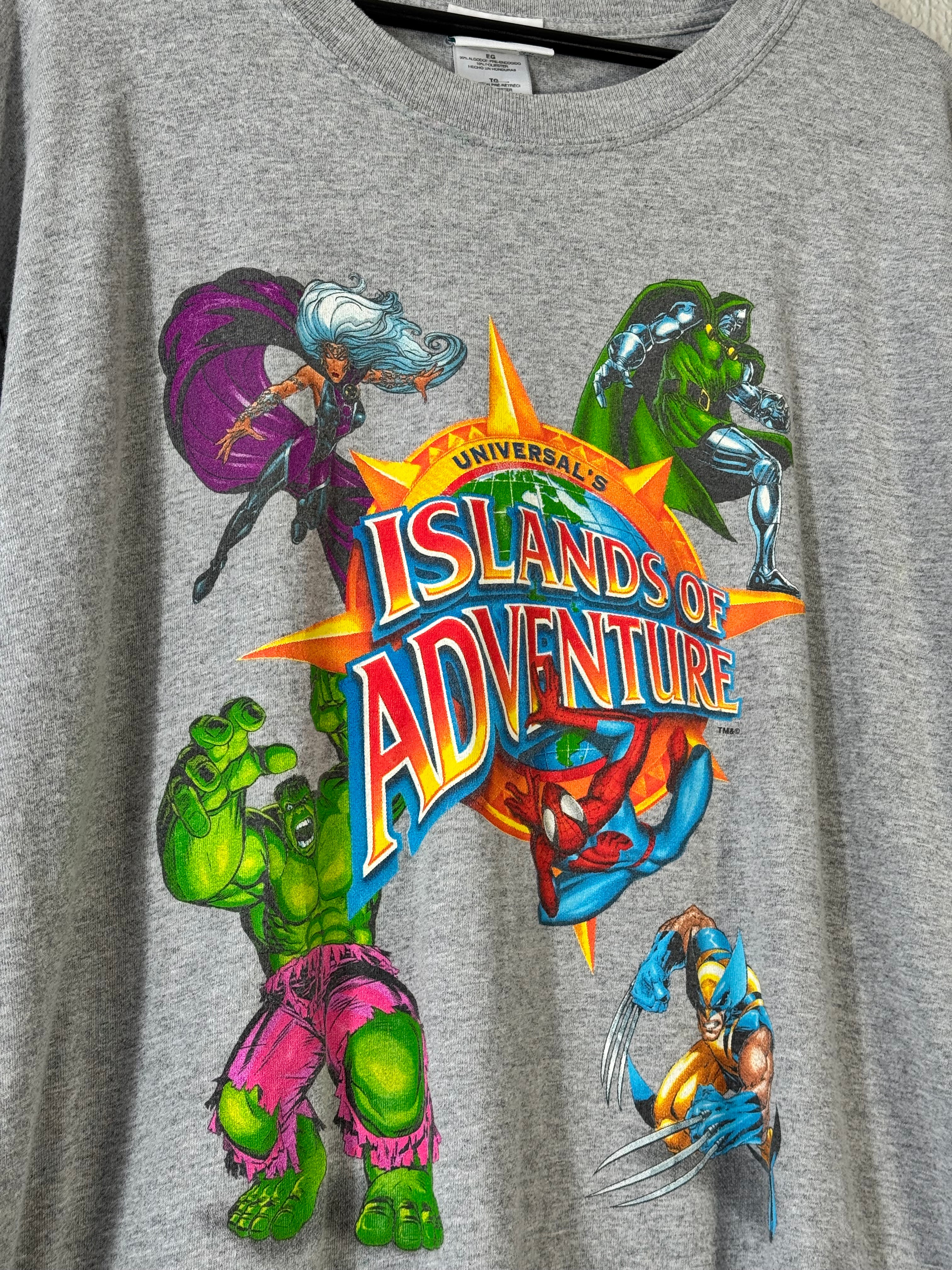 Vintage Universal Studios Islands Of Adventure T Shirt Size XL