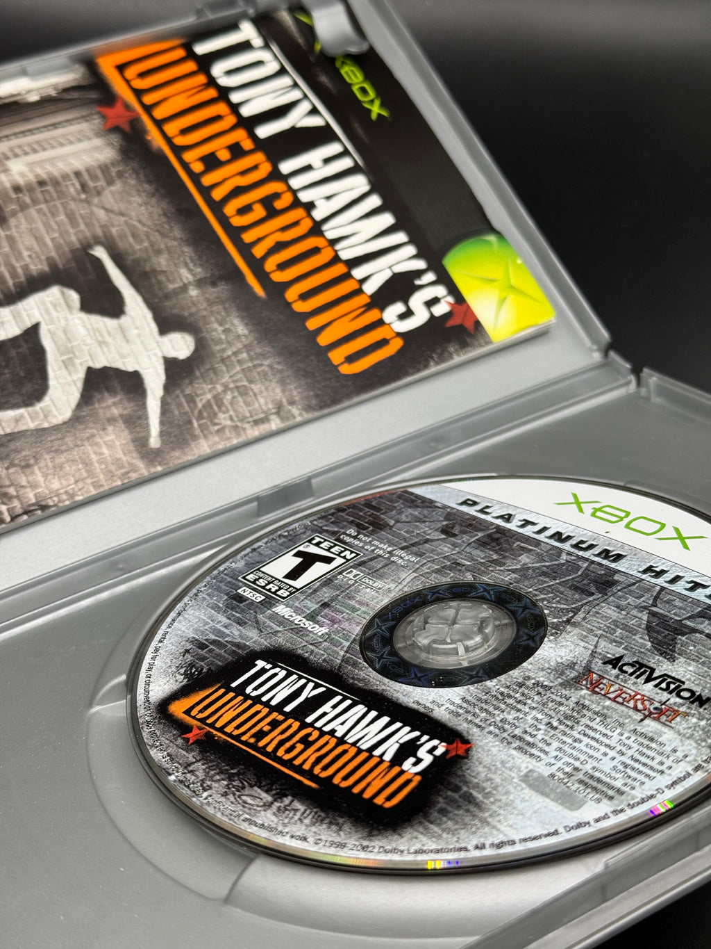XBOX Tony Hawk's Underground (Platinum Hitts Edition) Complete in Box