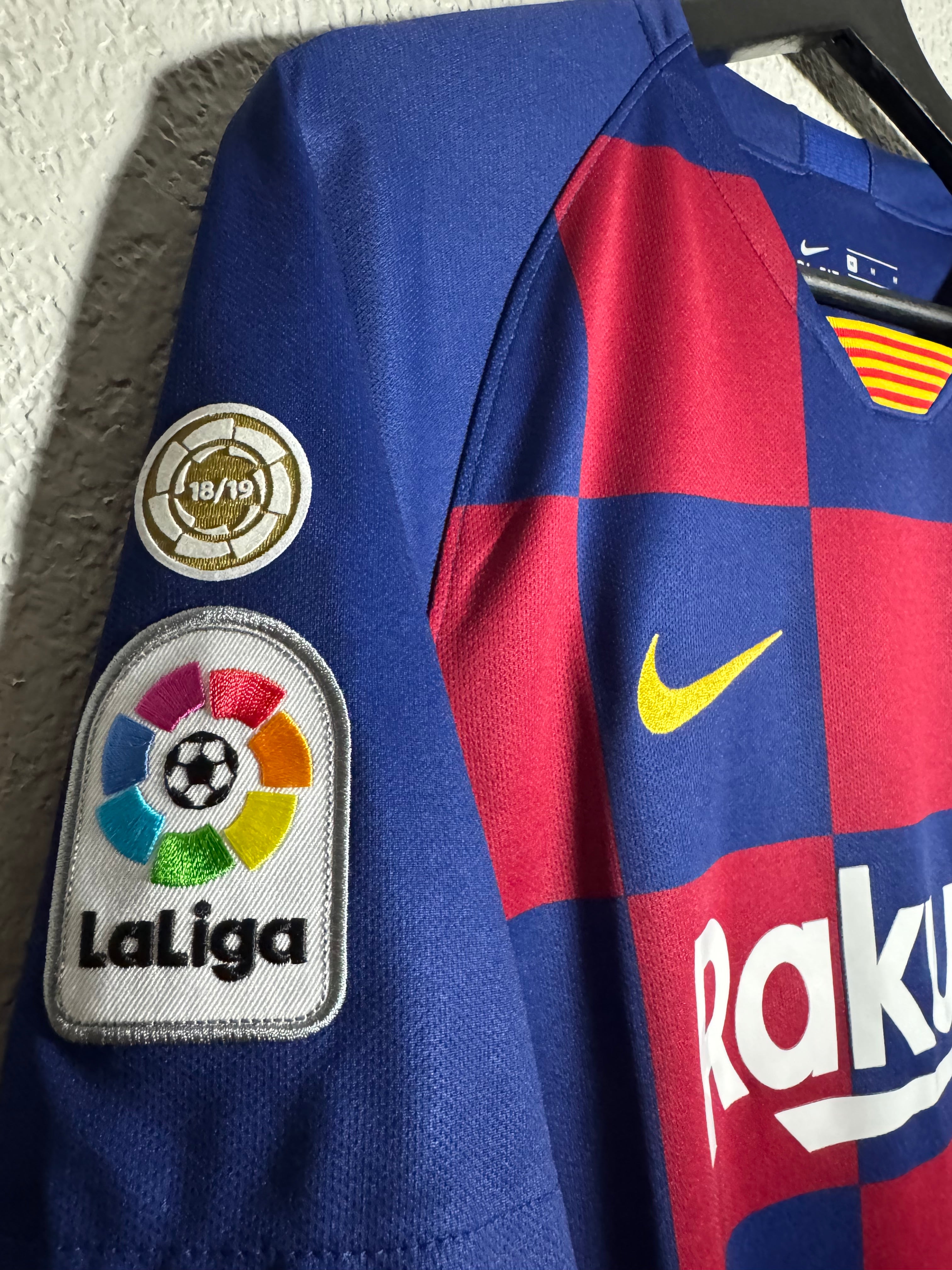 Nike Barcelona 2018/19 Frankie De Jong Jersey Size M