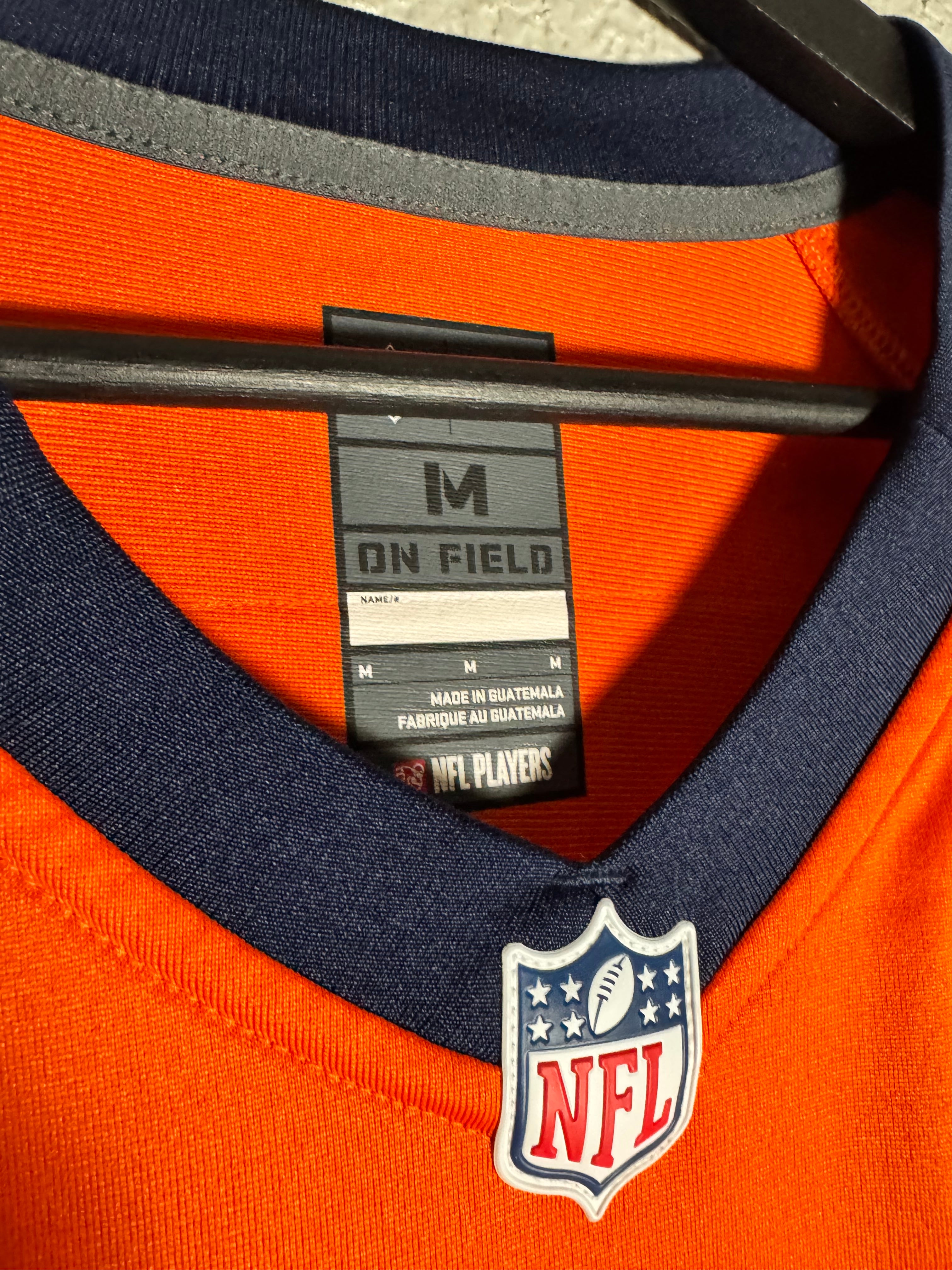 Nike Denver Broncos #18 Peyton Manning NFL Jersey Super Bowl 50 Patch Size Medium