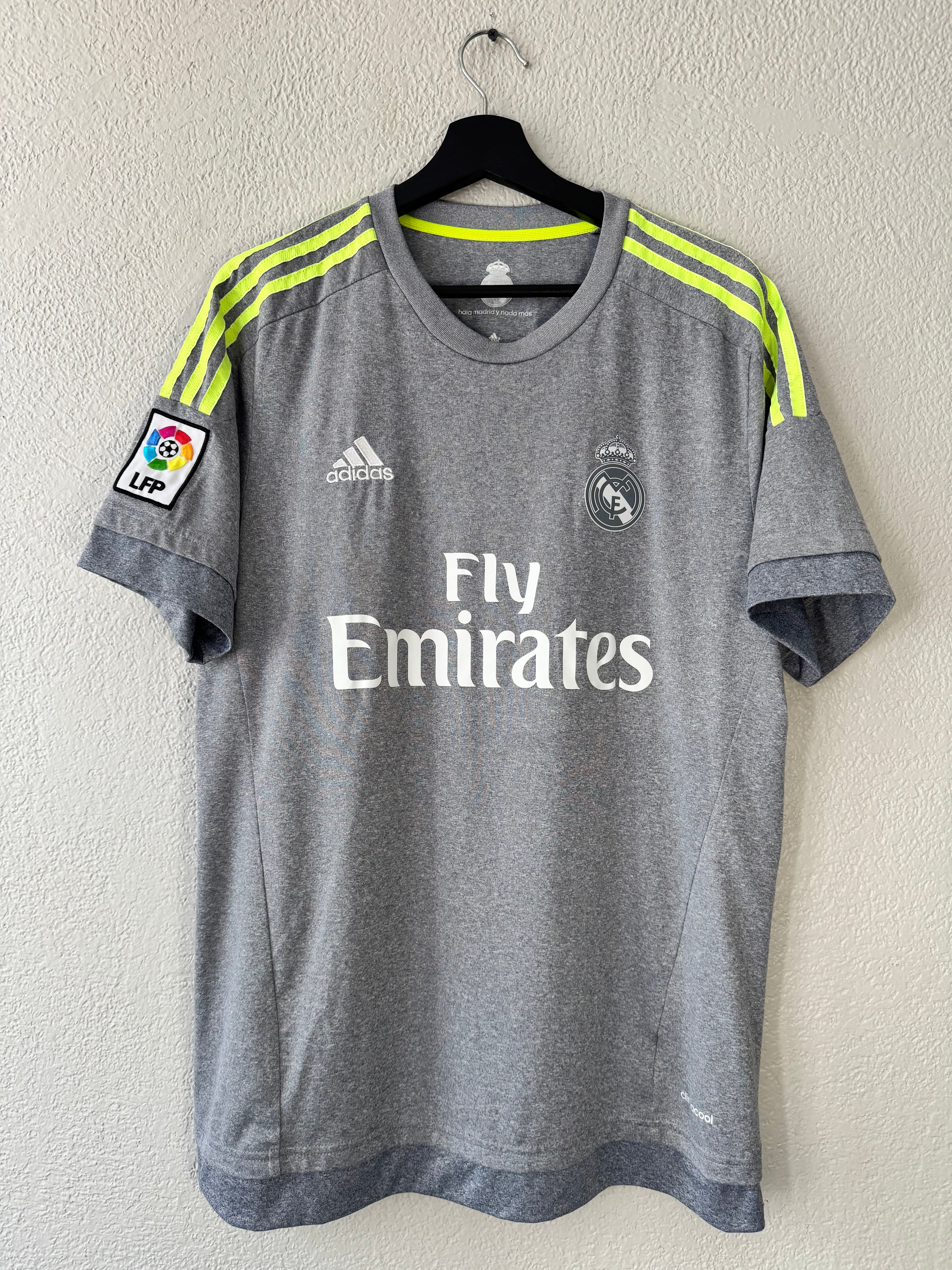 Adidas Real Madrid 2015/16 Gareth Bale Away Jersey Size Large