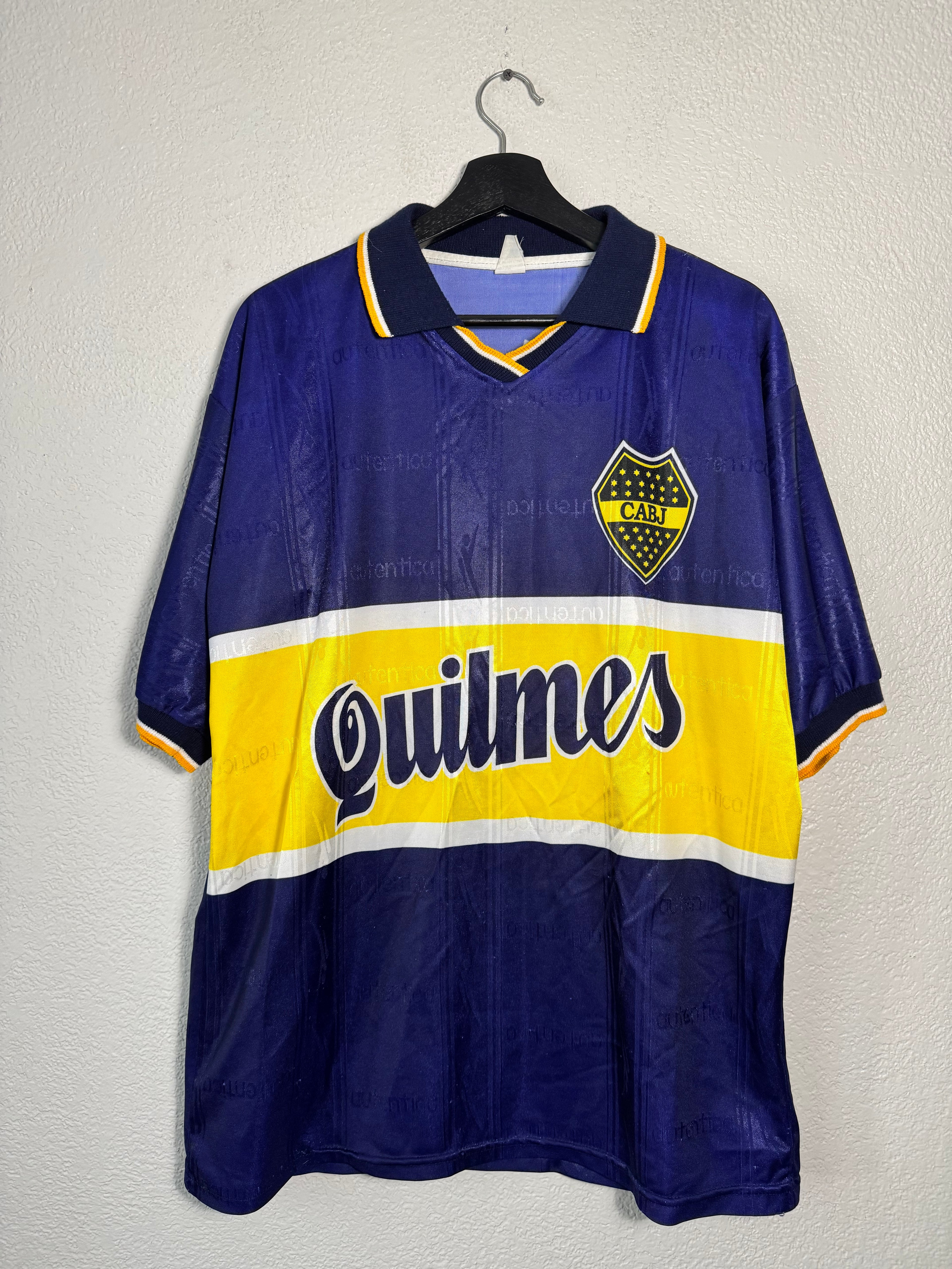 Vintage Boca Juniors Mexico BOOT Jersey Size XL