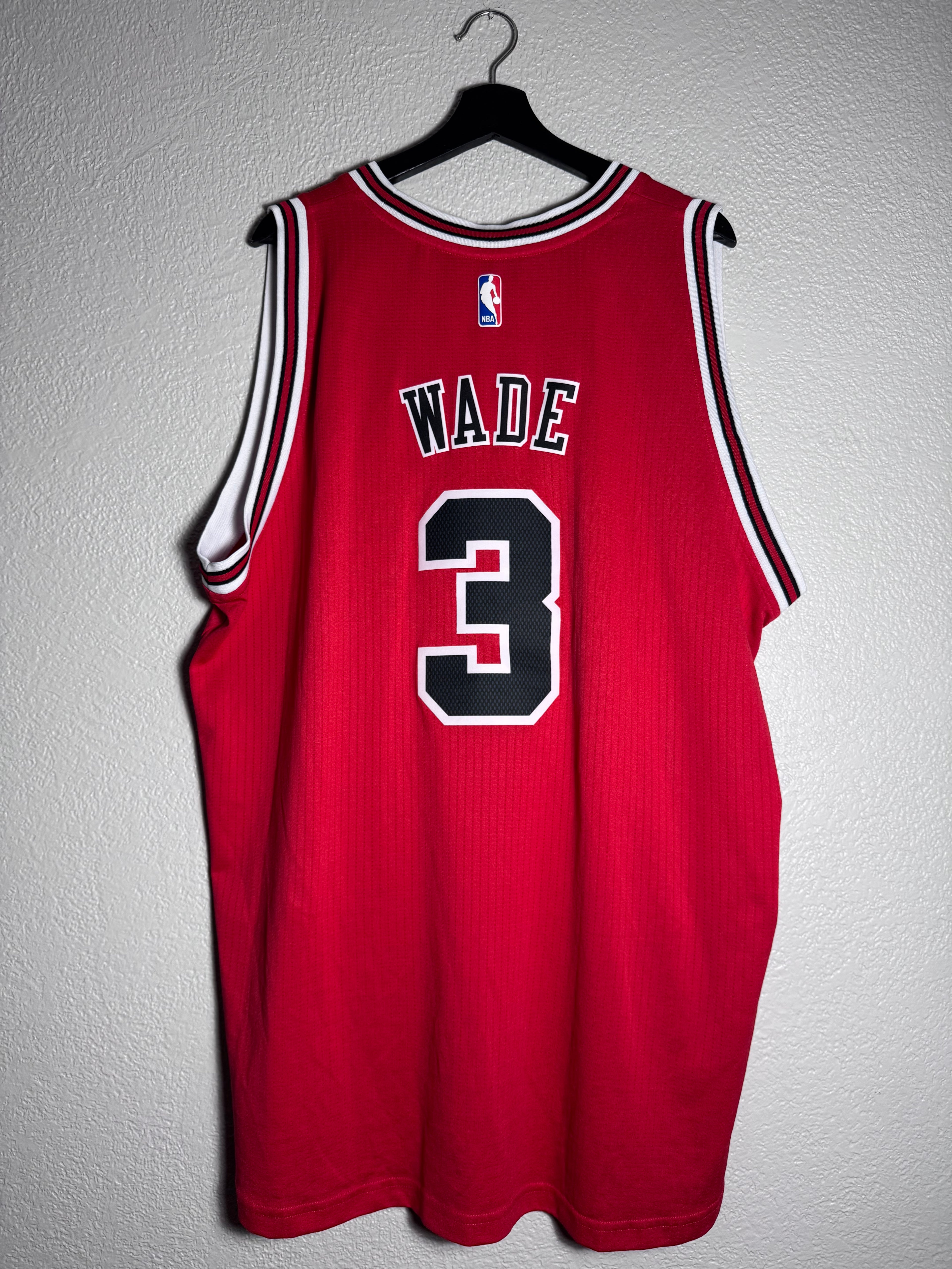 Adidas Chicago Bulls 2016 Wade Jersey Size XXL
