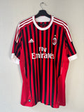 Adidas AC Milan 2011/12 Home Jersey Size XL