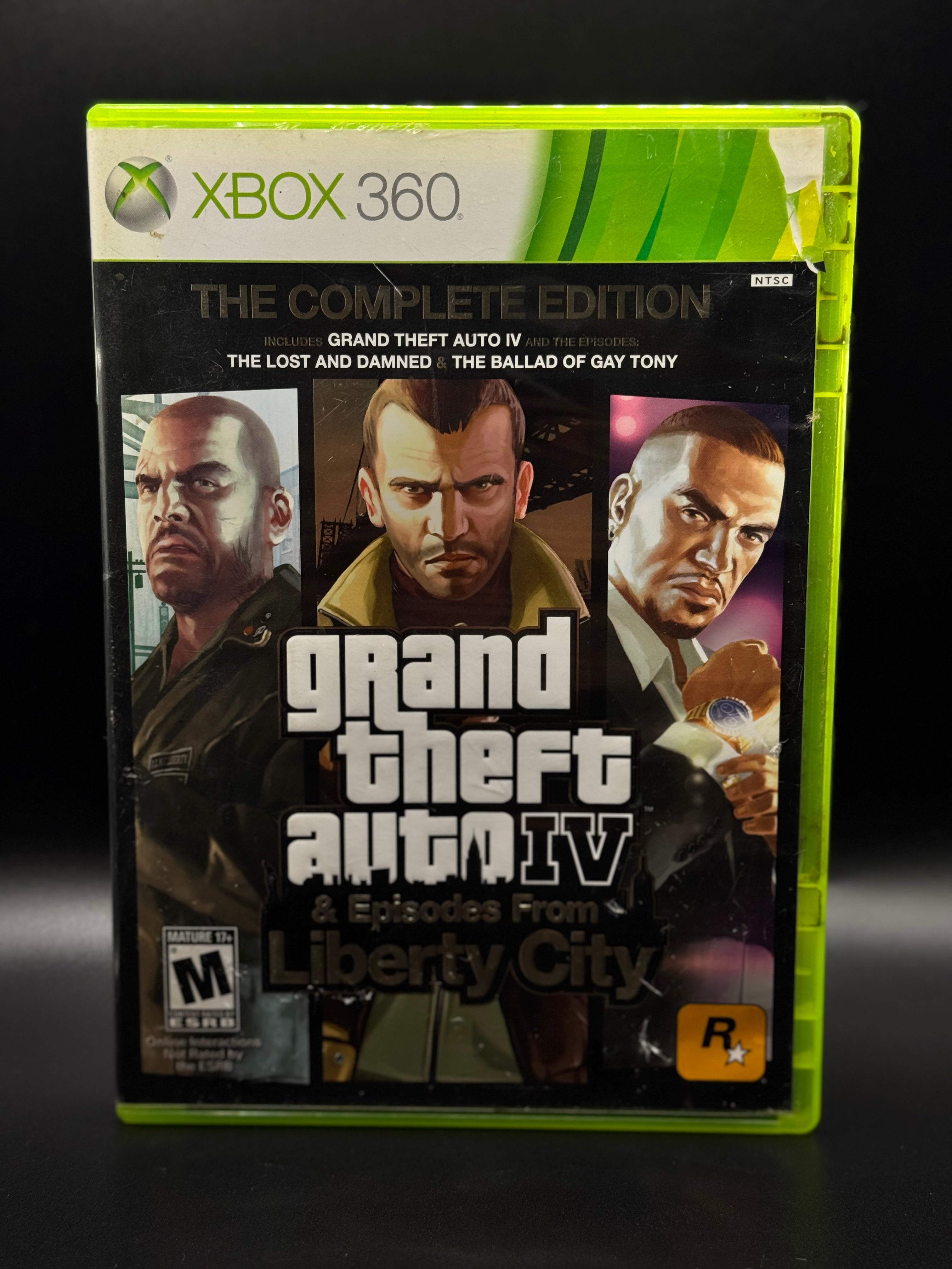 XBOX 360 Grand Theft Auto IV & Episodes From Liberty City Complete in Box (POSTER INCLUDED)