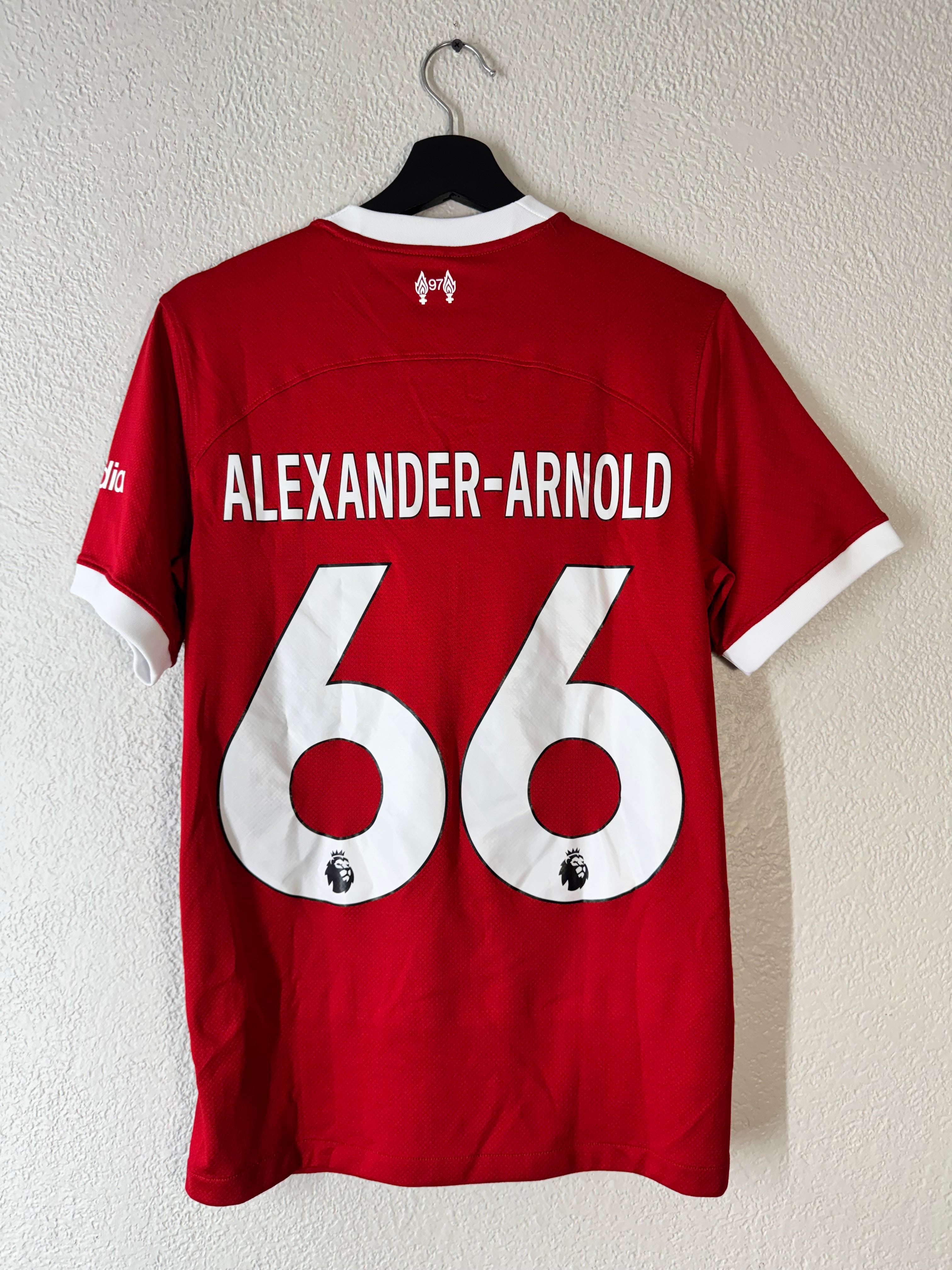 LIVERPOOL HOME FOOTBALL SHIRT 2022 2023 SOCCER JERSEY ALEXANDER-ARNOLD SIZE SMALL