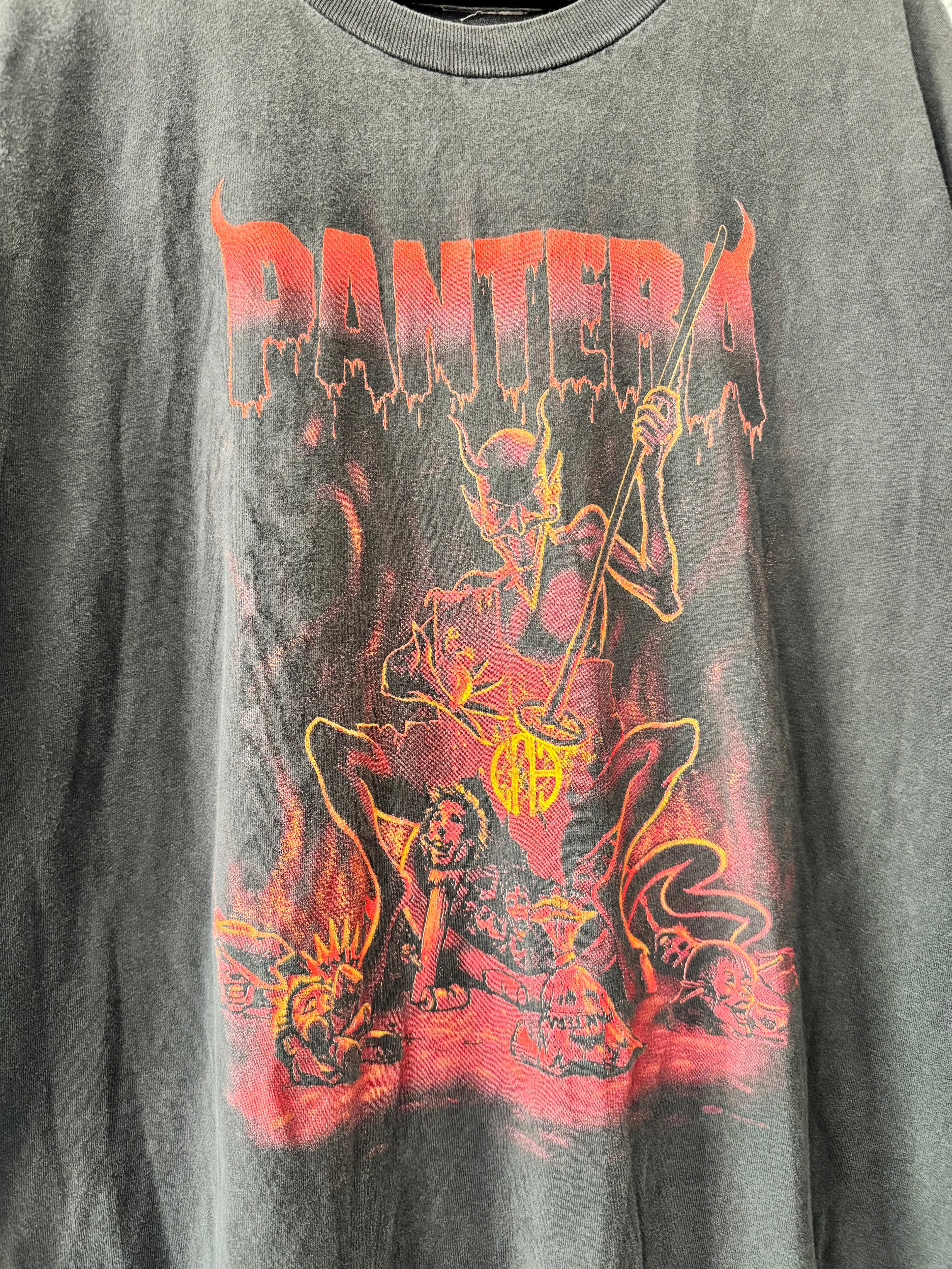 Vintage Pantera 1995 "I Got My Ass Branded" Crazy Fade Shirt Size Large