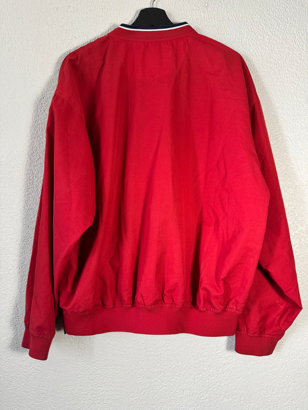 Vintage Nike Minnesota Twins Jacket Red Windbreaker Center Swoosh Pullover Size Medium