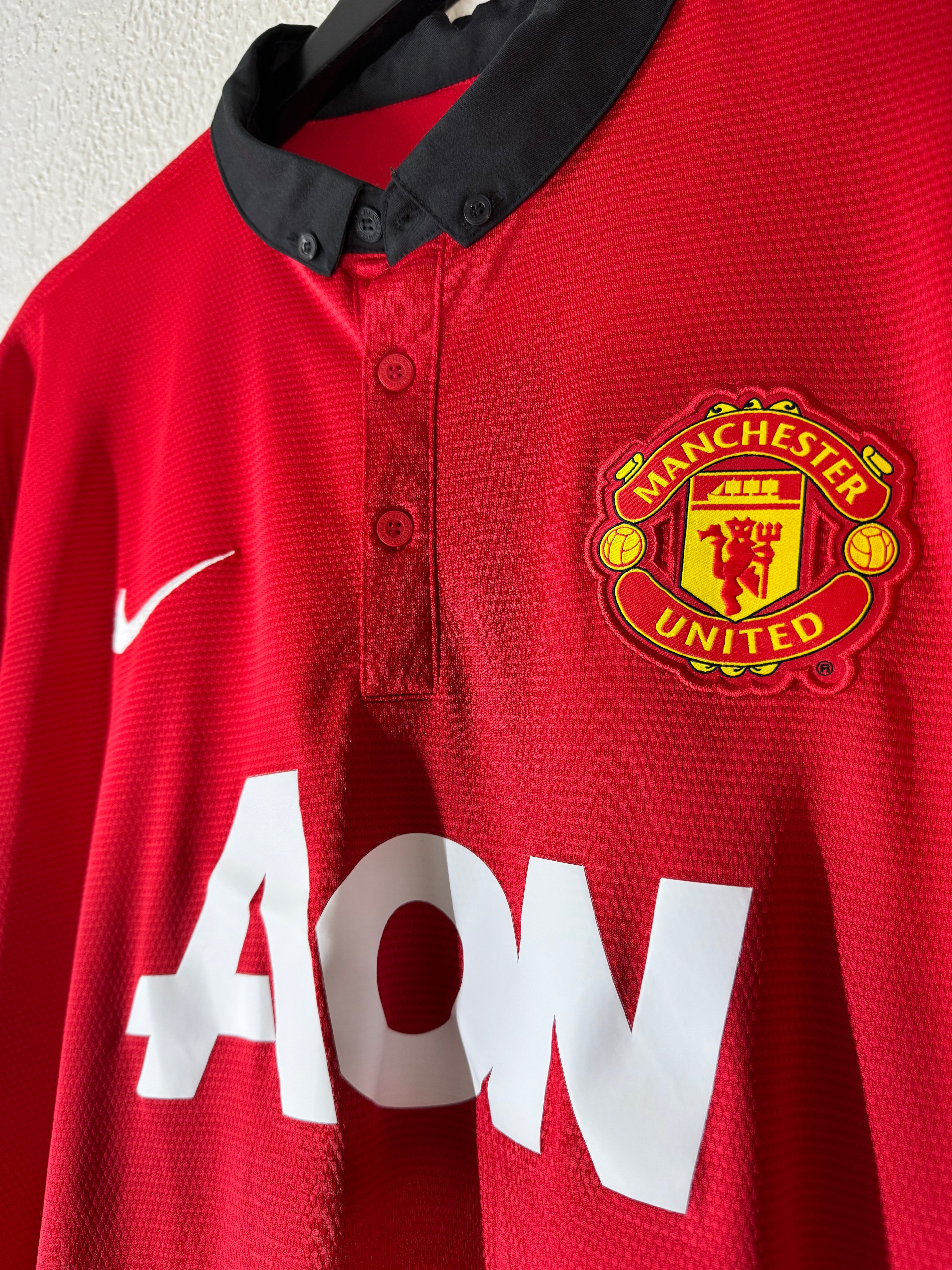 Manchester United 2013-2014 Home Soccer Jersey Football Shirt Kit Size Men’s XL