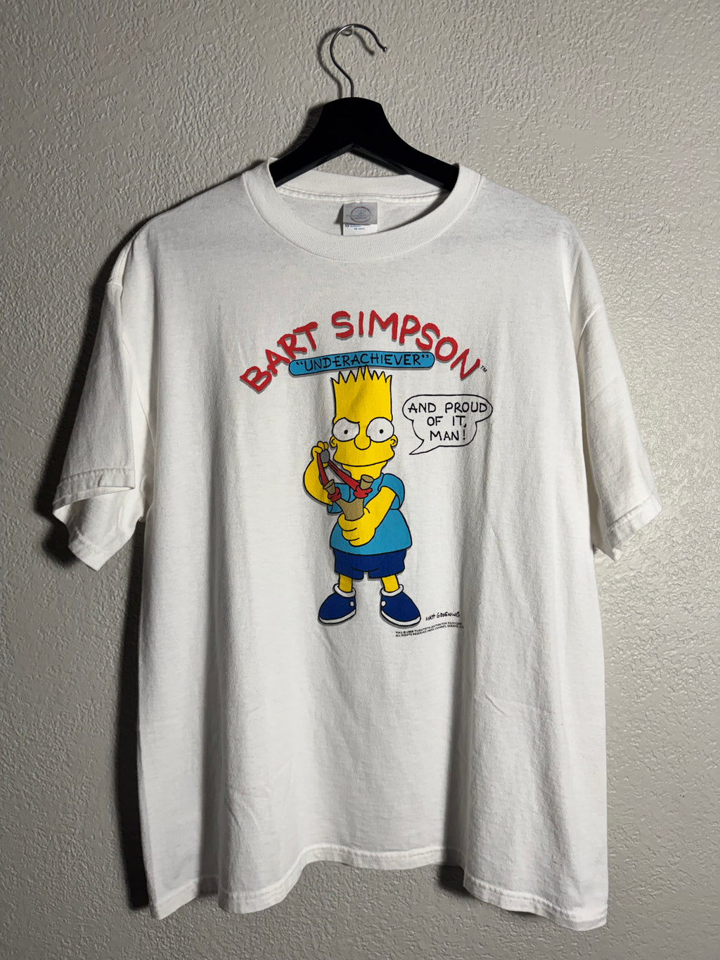 Vintage 1989 Bart Simpson ‘Underachiever’ Size Large