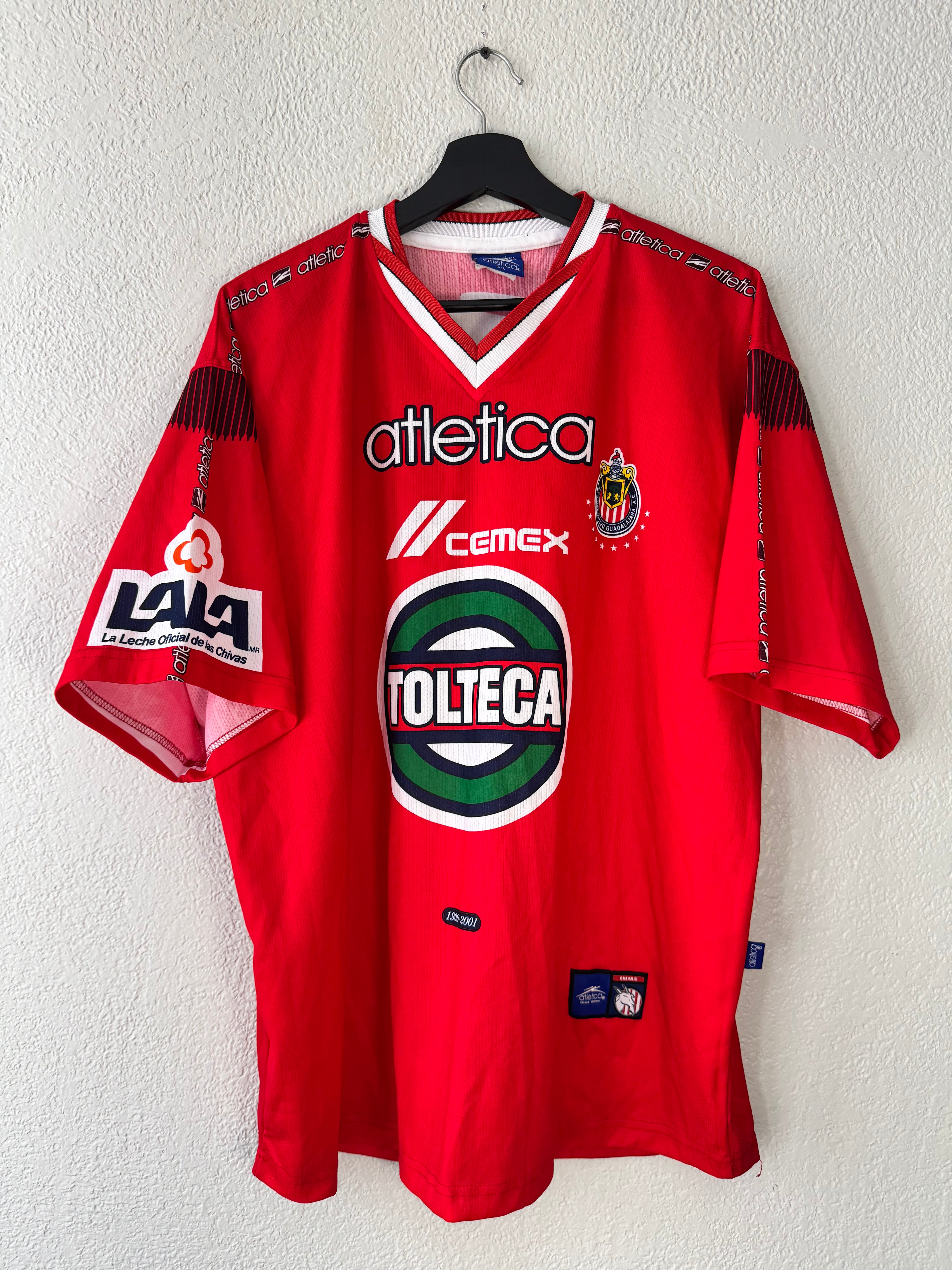 Vintage Liga MX Atletica Chivas De Guadalajara Jersey Size Large